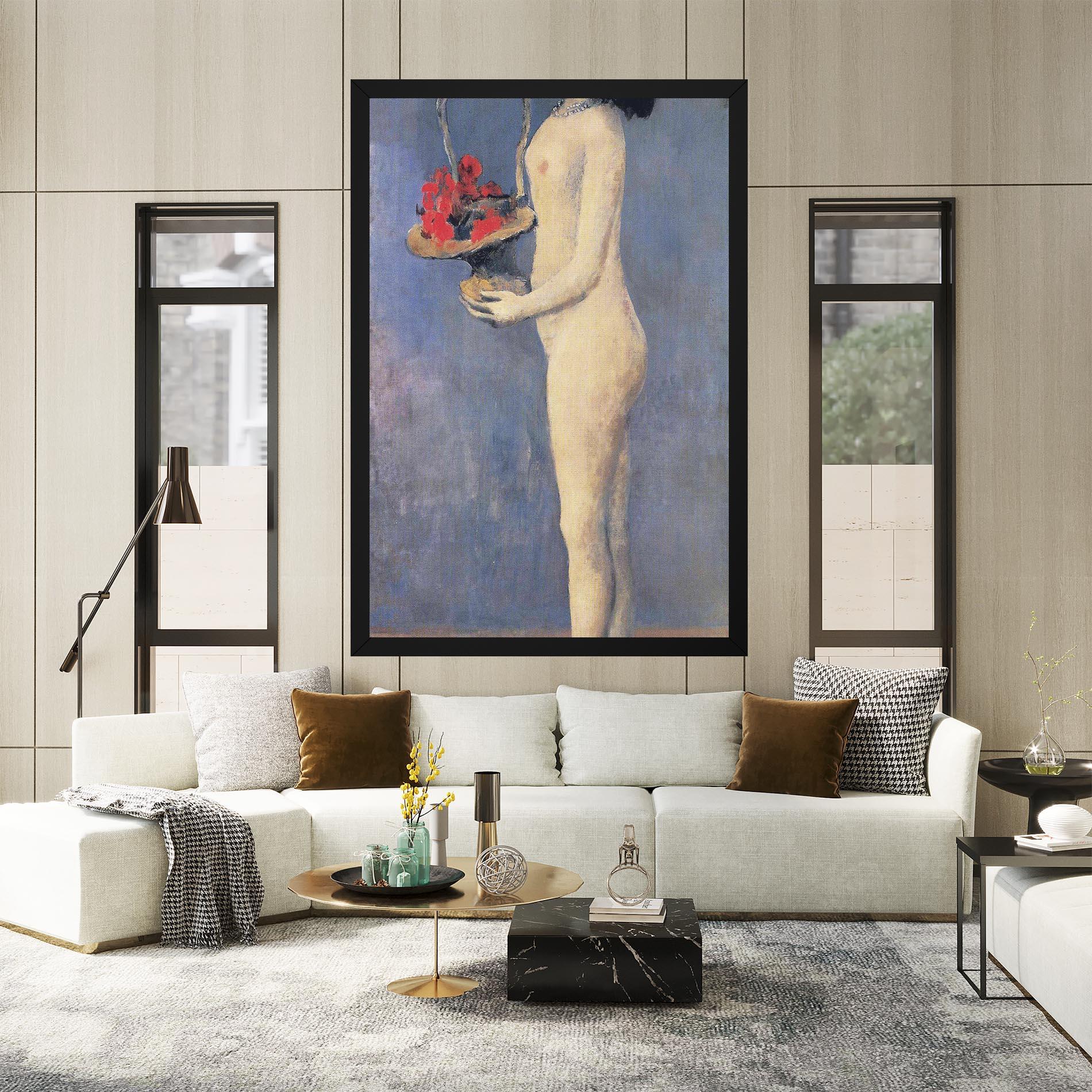 Vászonkép Le Panier Fleuri mockup 2