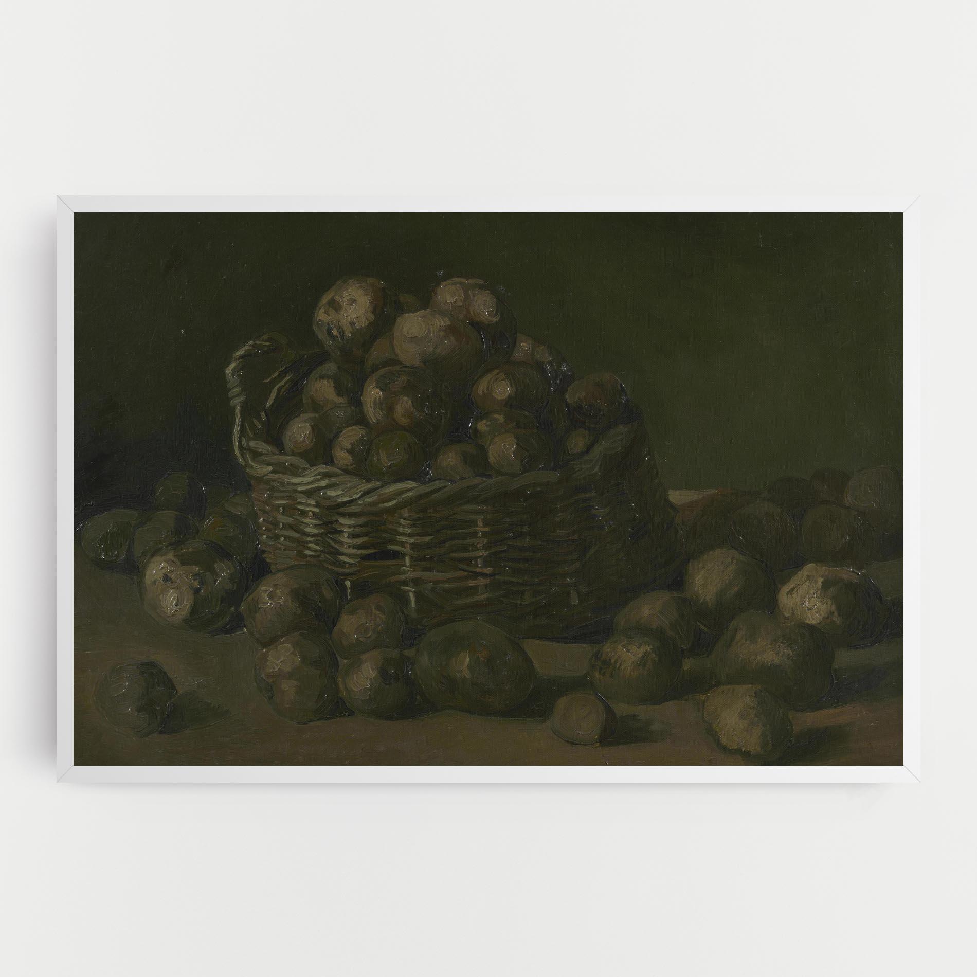 Vászonkép Mand Met Aardappels mockup 0