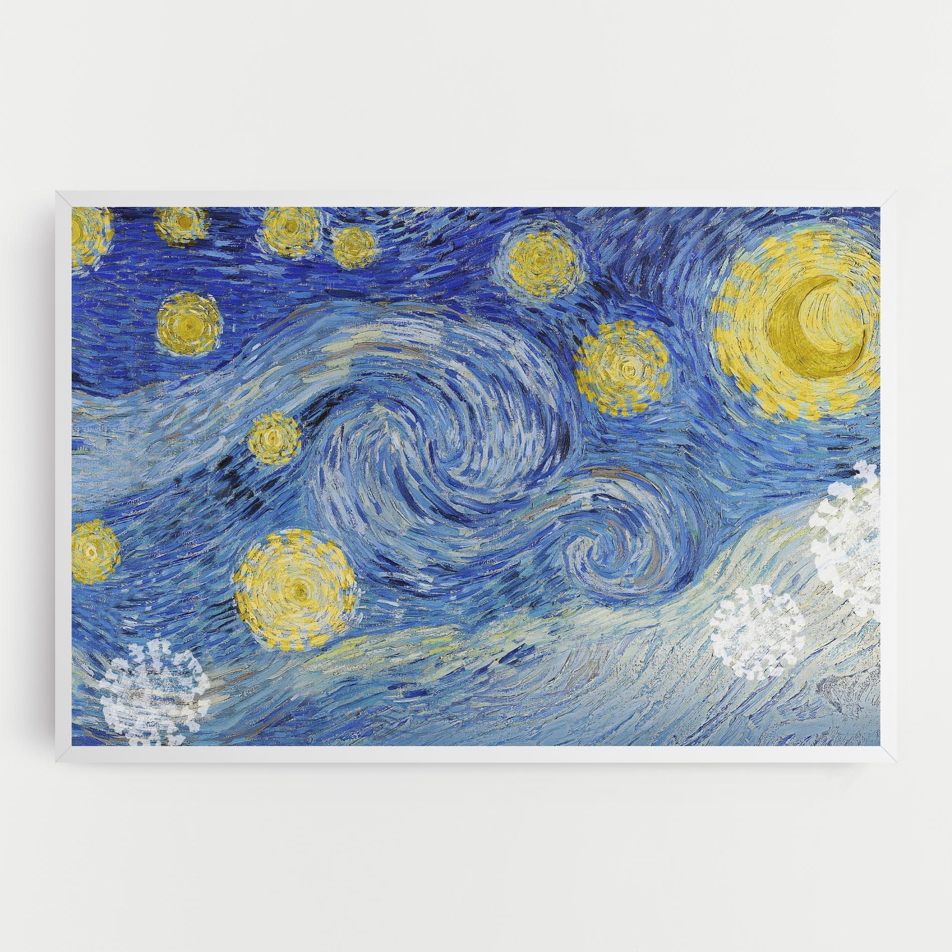 Vászonkép Van Gogh Starry Night mockup 0