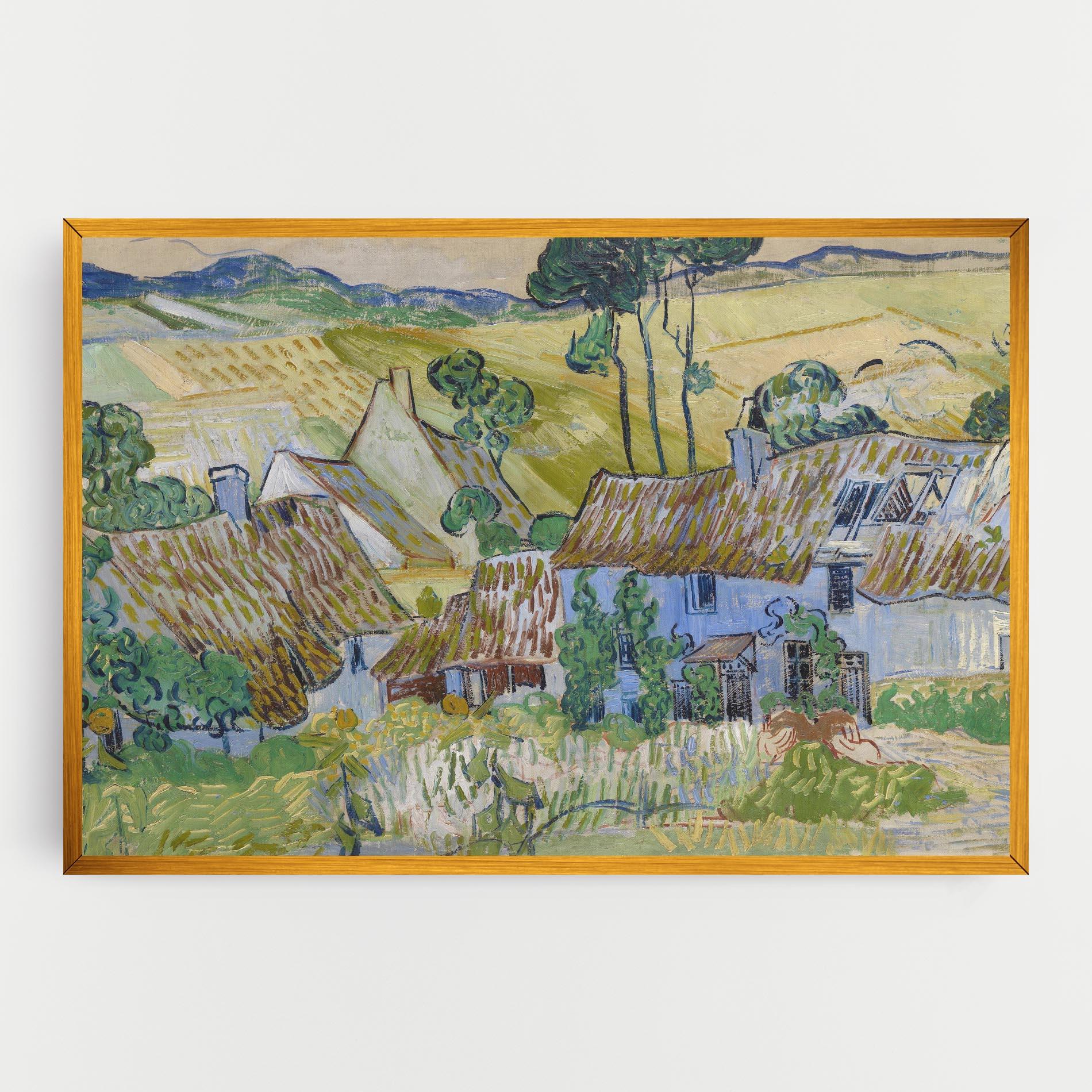 Vászonkép Farms Near Auvers mockup 0