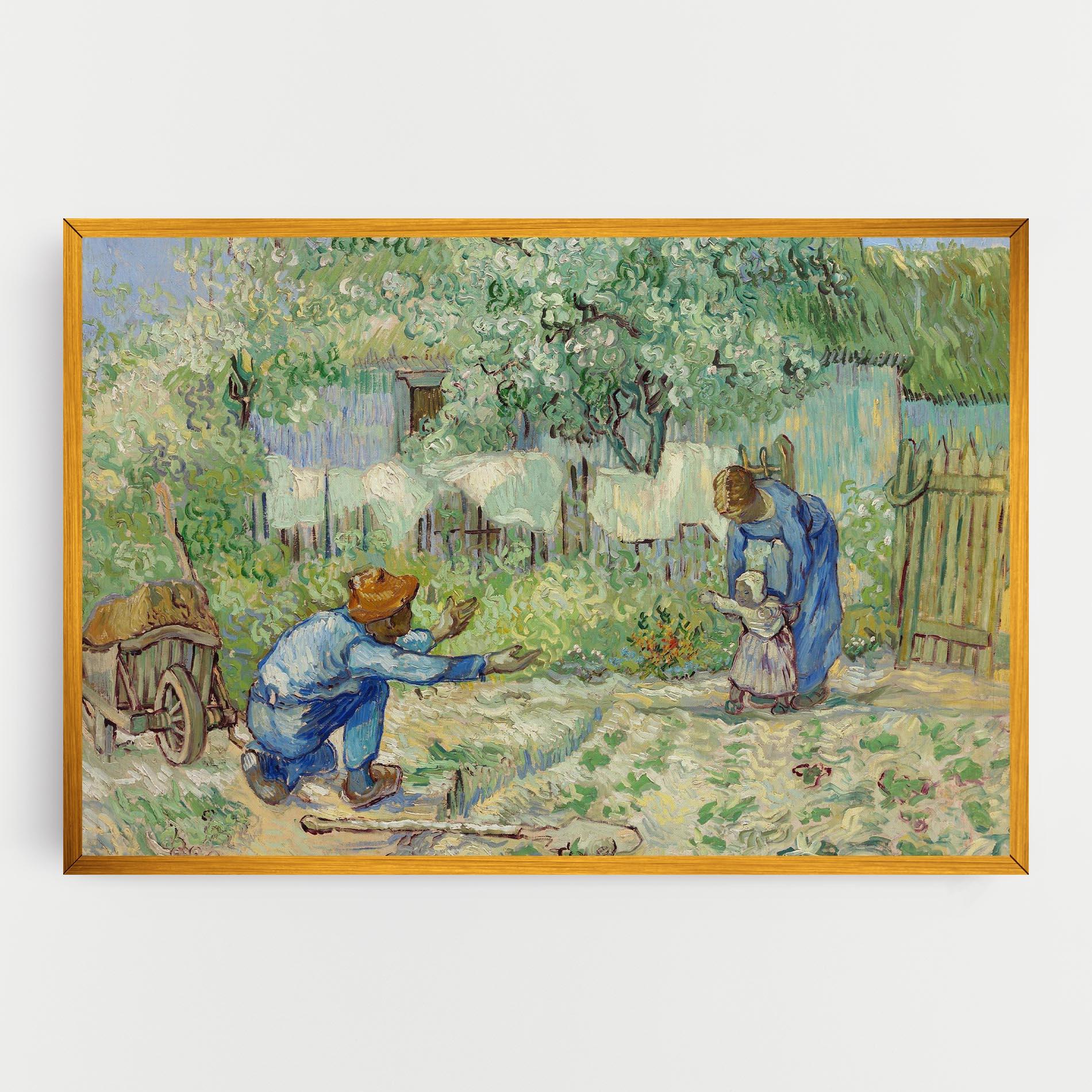 Vászonkép First Steps mockup 0