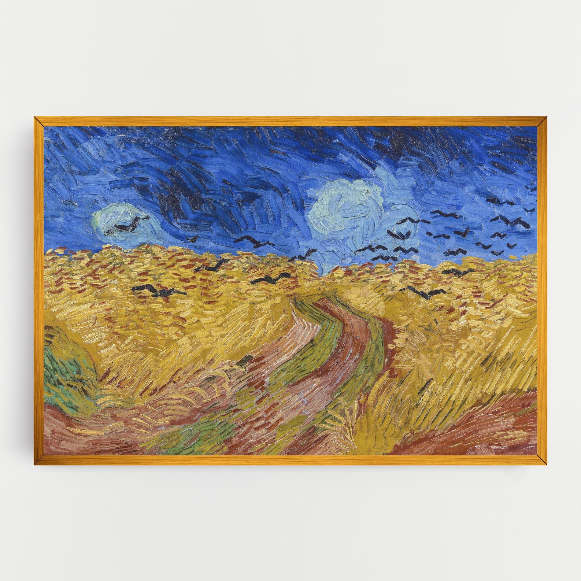 Vászonkép Wheatfield Crows mockup 0