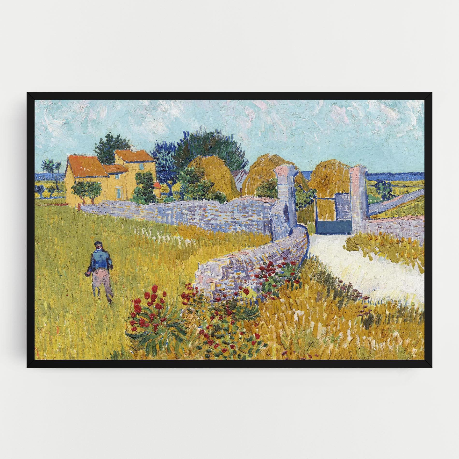 Vászonkép Farmhouse In Provence mockup 0