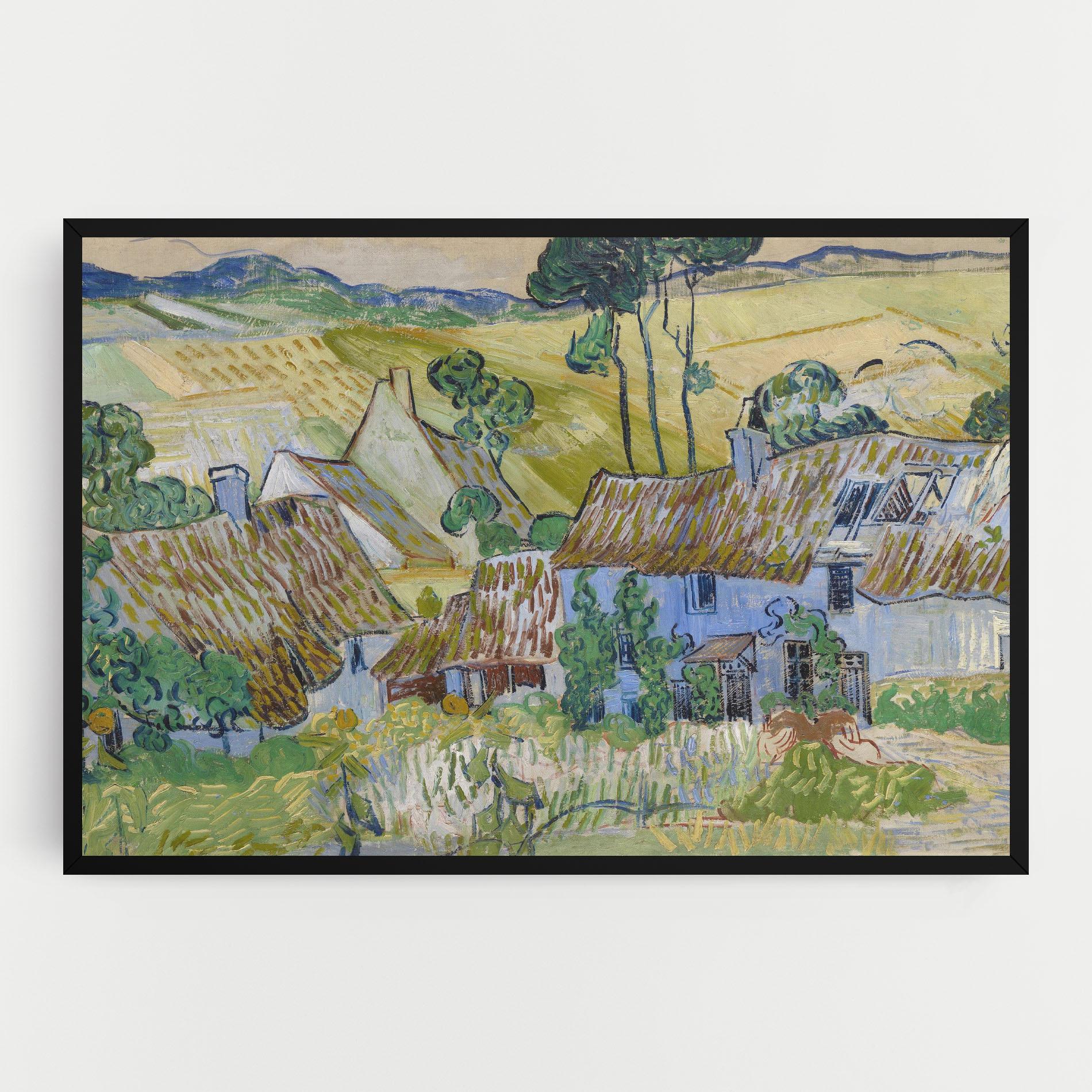 Vászonkép Farms Near Auvers mockup 0