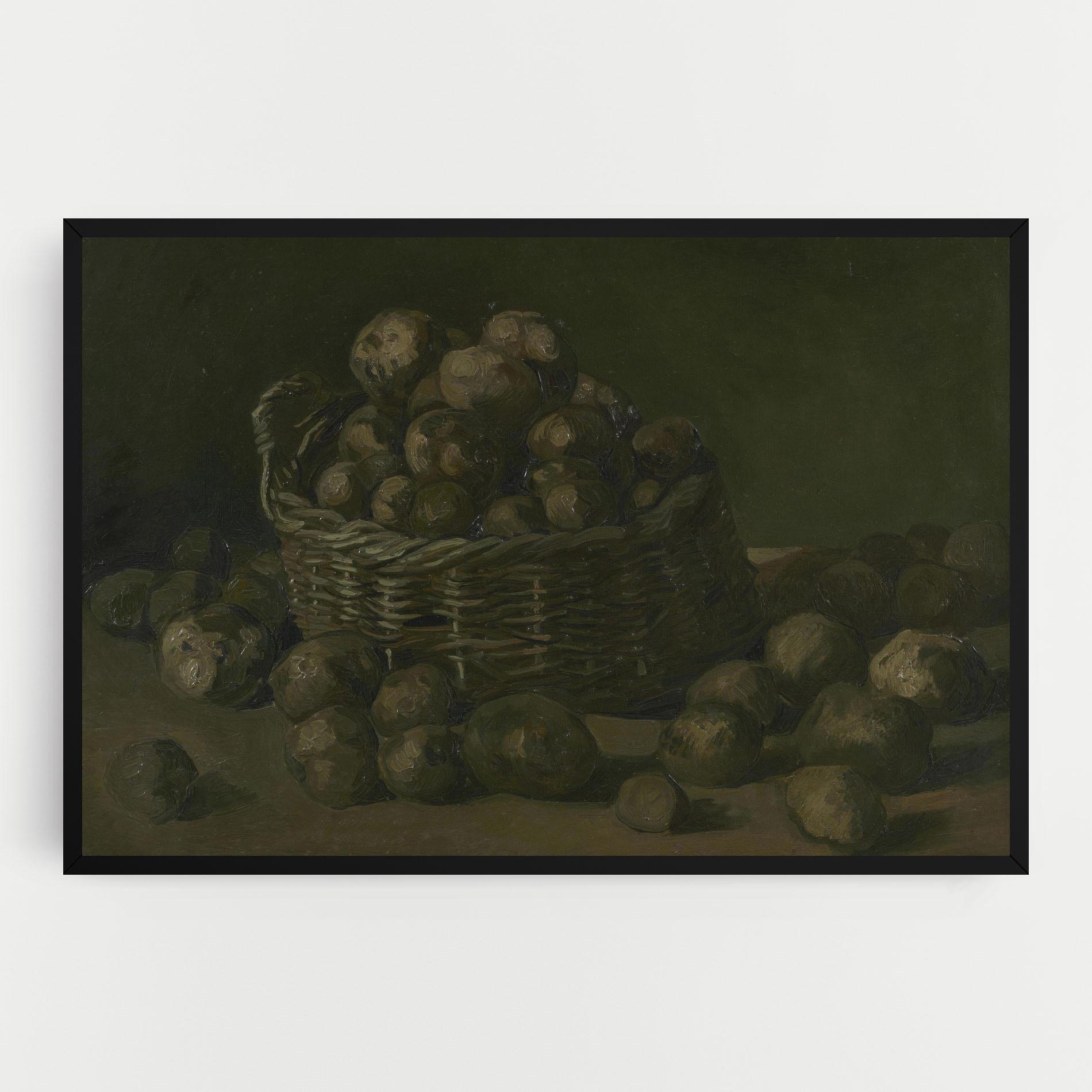 Vászonkép Mand Met Aardappels mockup 0