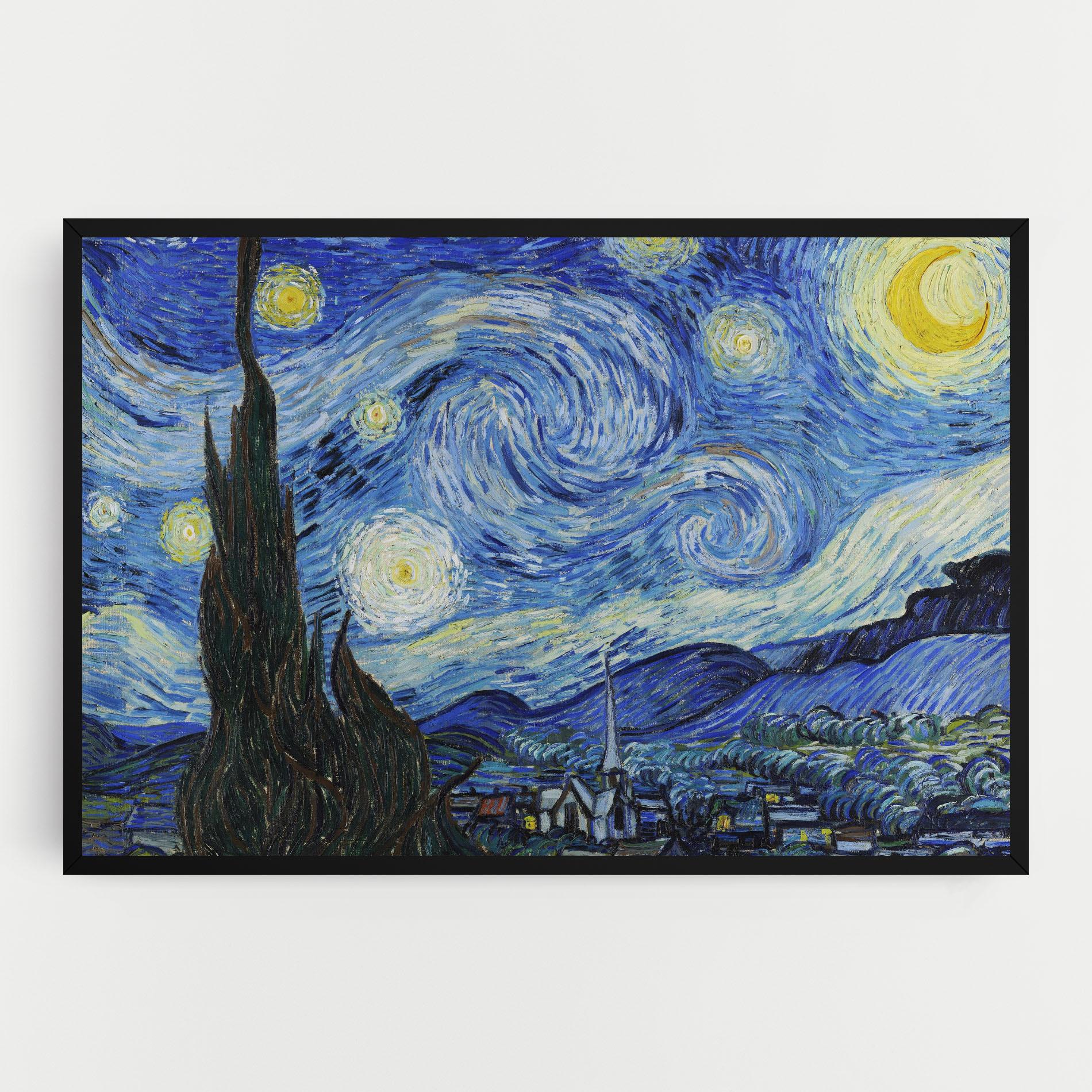 Vászonkép The Starry Night mockup 0