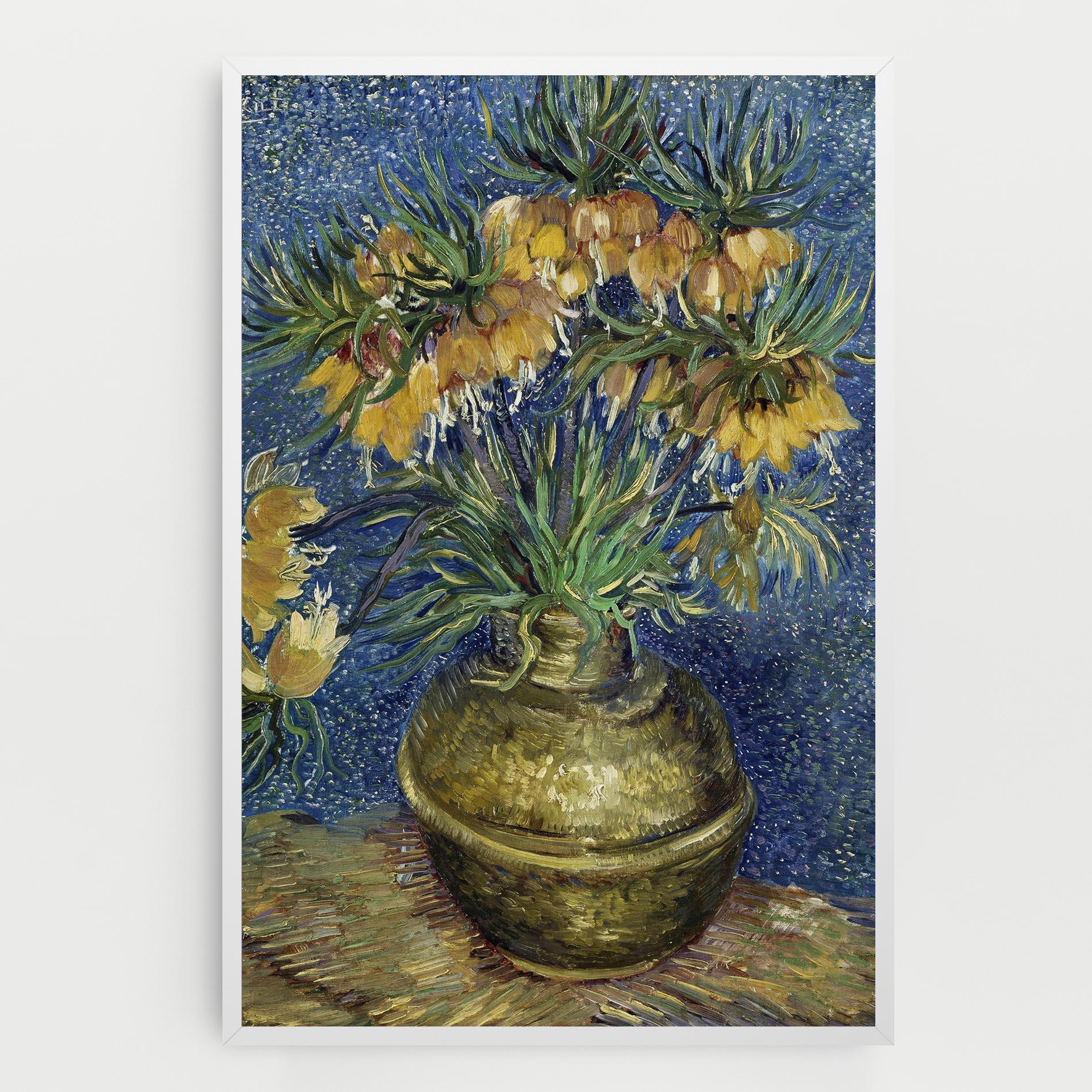 Vászonkép Imperial Fritillaries Art mockup 0