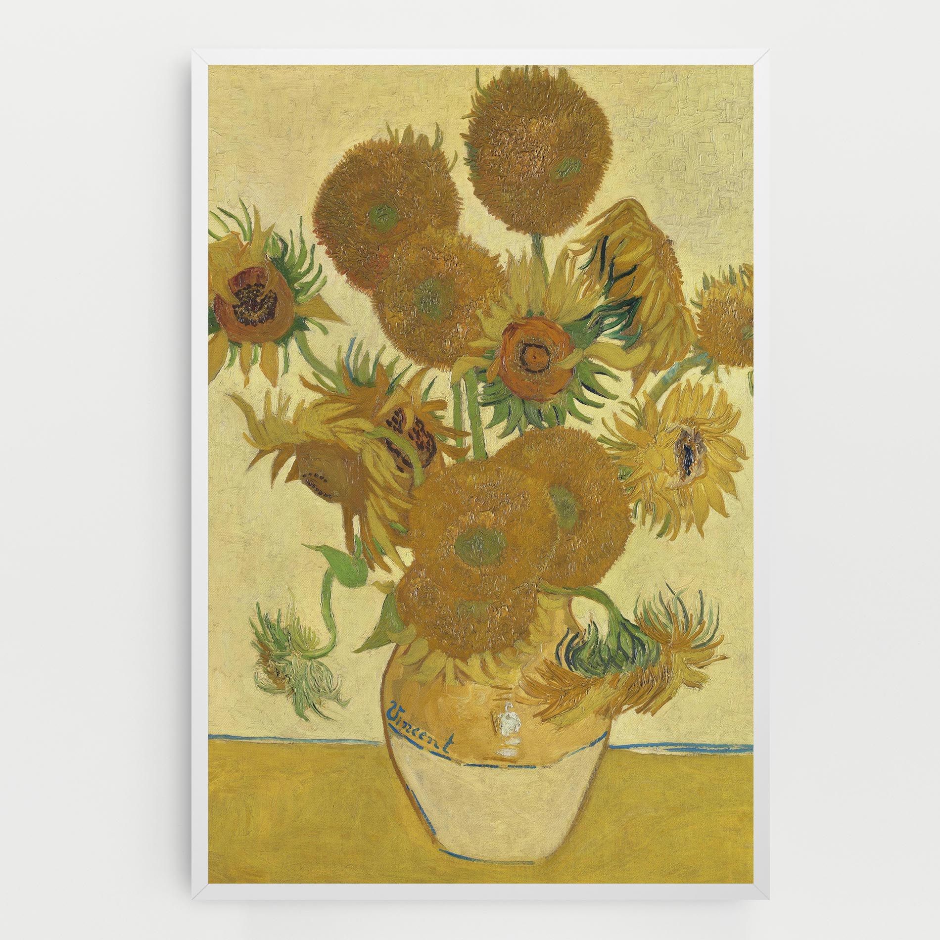Sunflowers Vase Art mockup 0