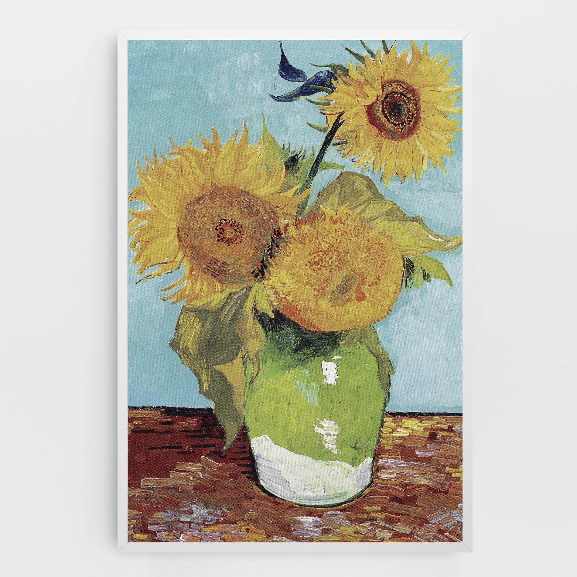 Vászonkép Three Sunflowers mockup 0