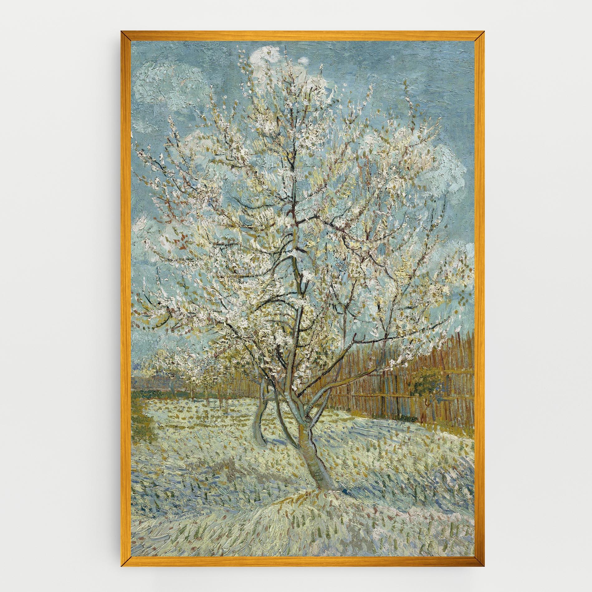 Vászonkép De Roze Perzikboom mockup 0