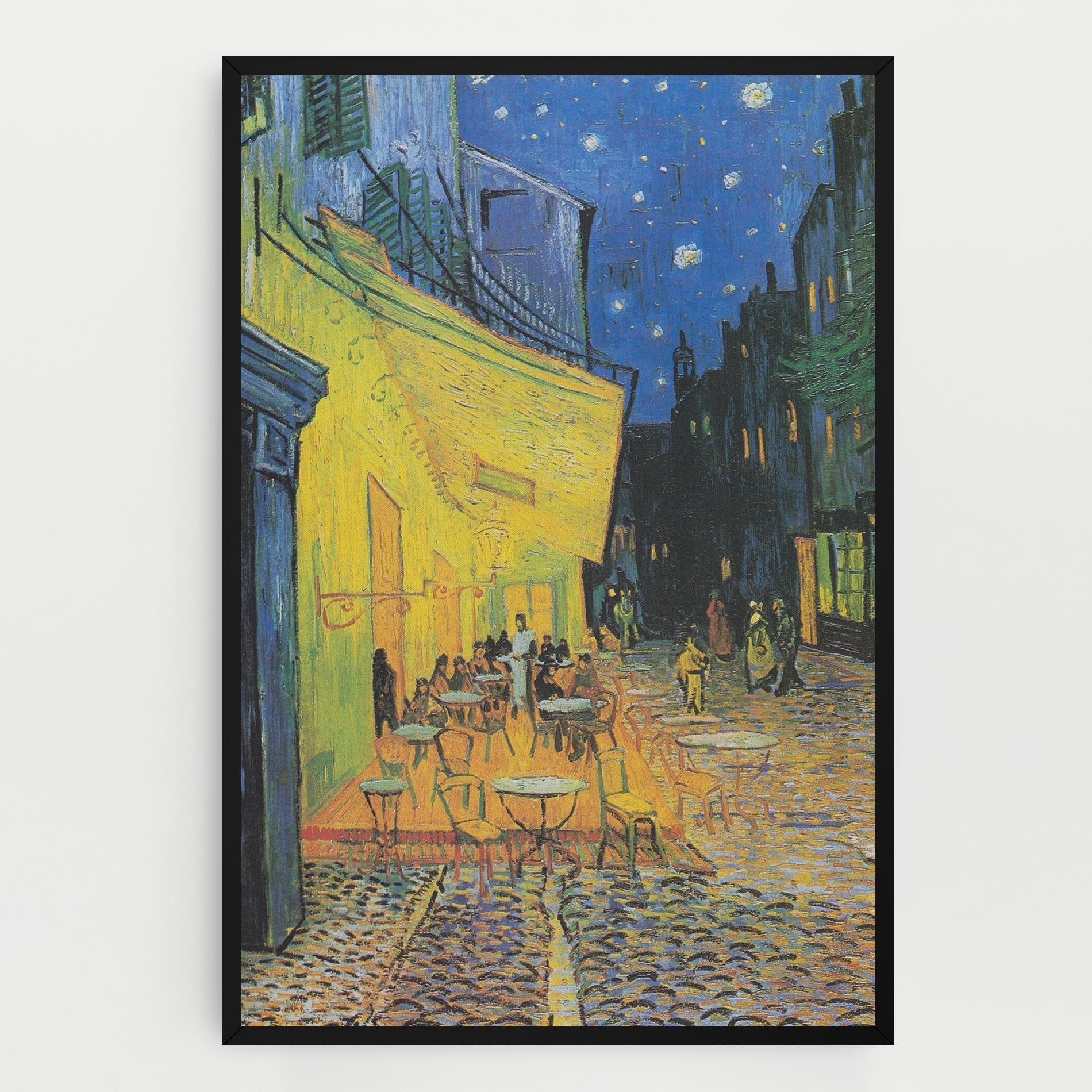 Vászonkép Cafe Terrace At Night mockup 0