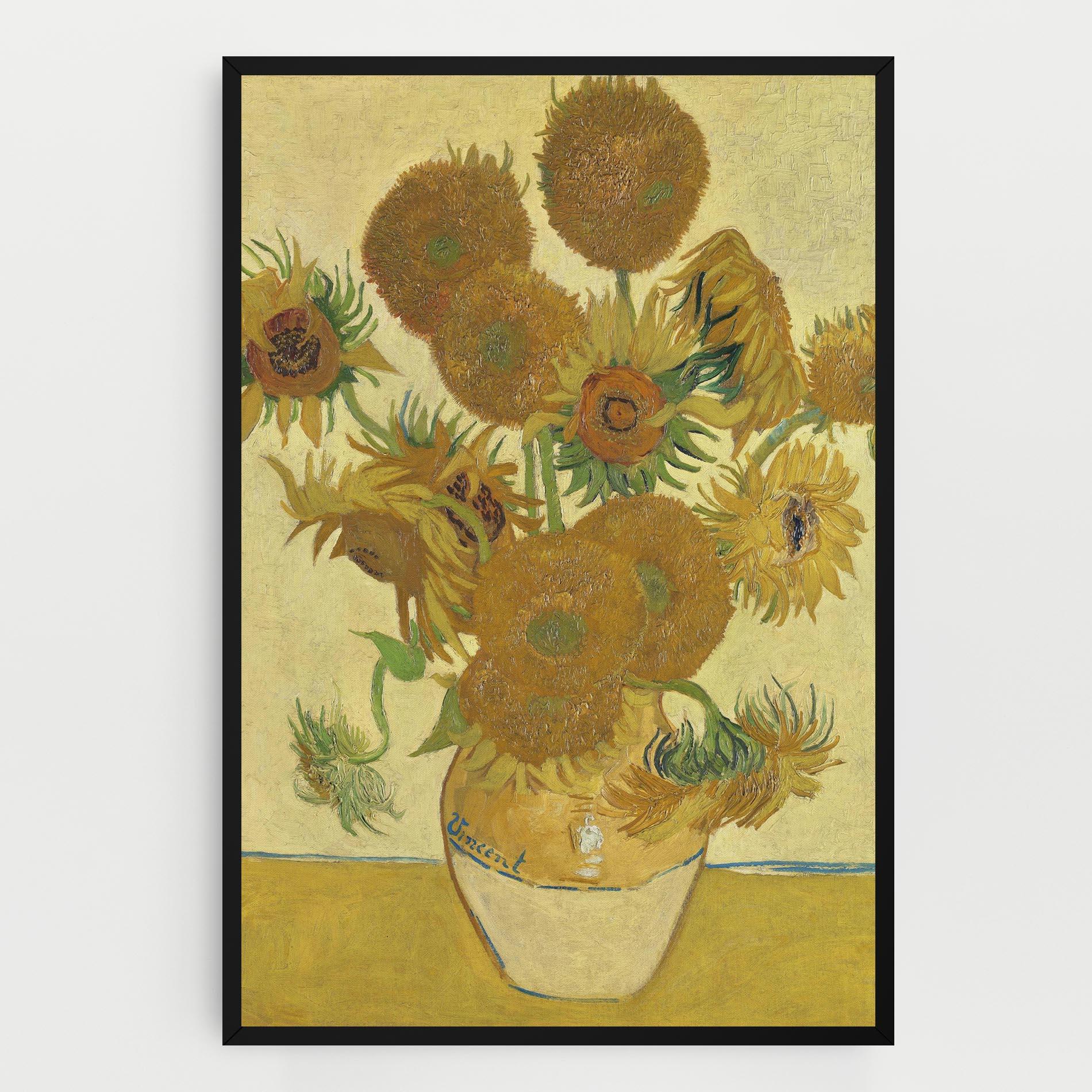 Vászonkép Sunflowers Vase Art mockup 0