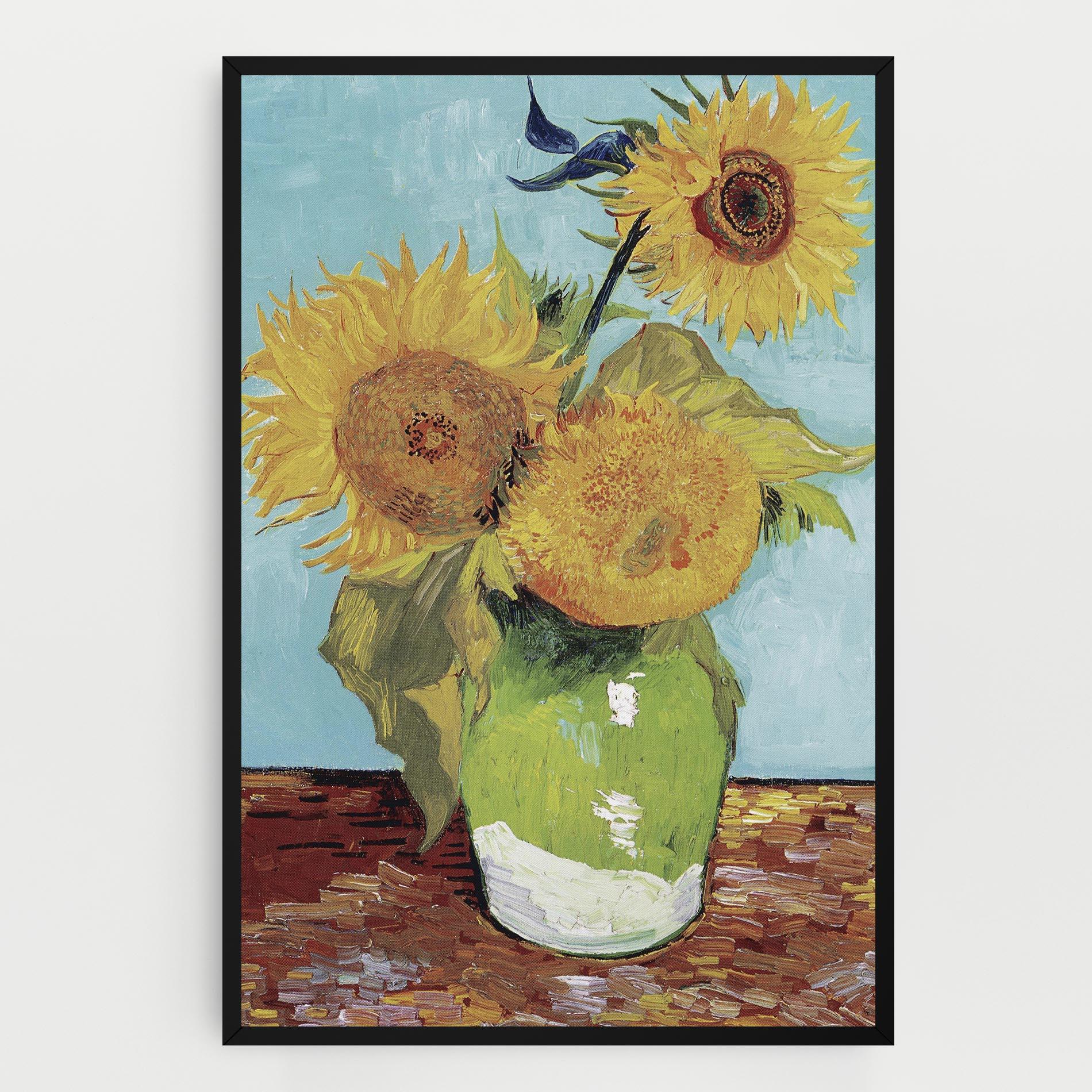 Vászonkép Three Sunflowers mockup 0