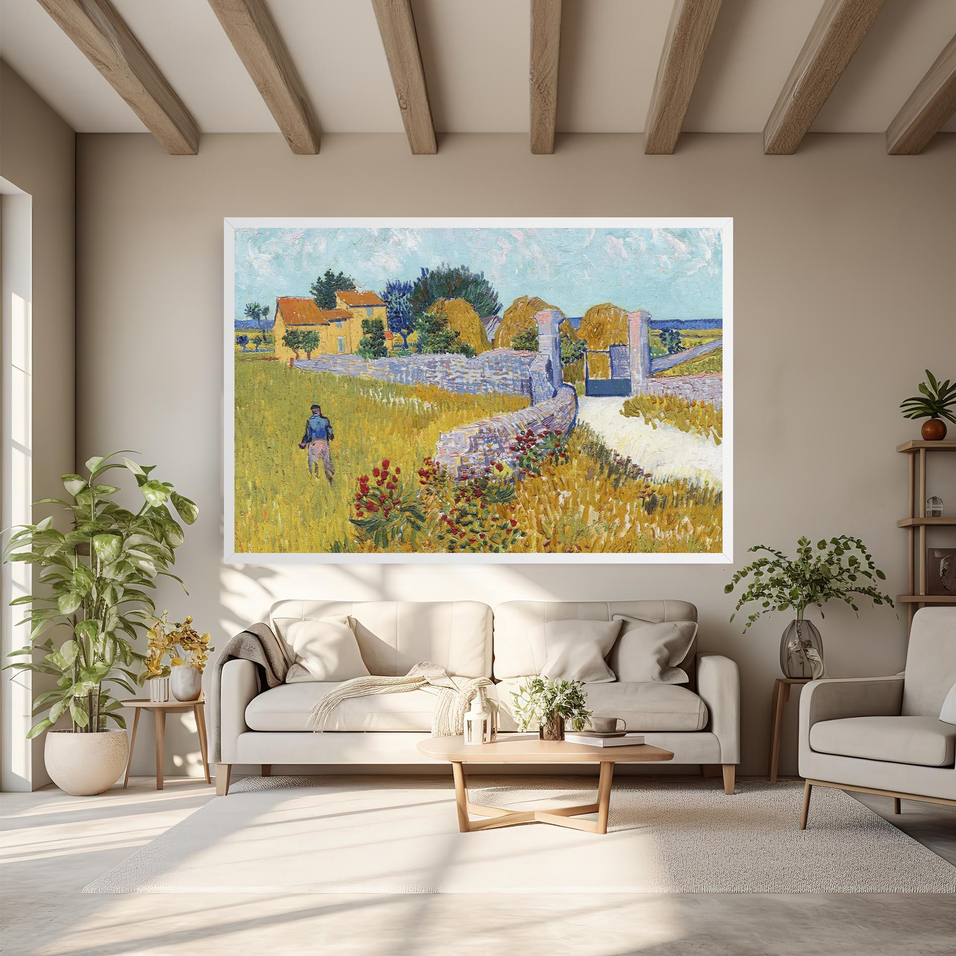 Vászonkép Farmhouse In Provence mockup 6