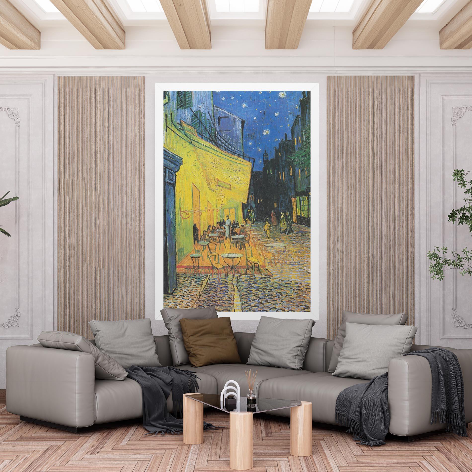 Vászonkép Cafe Terrace At Night mockup 6