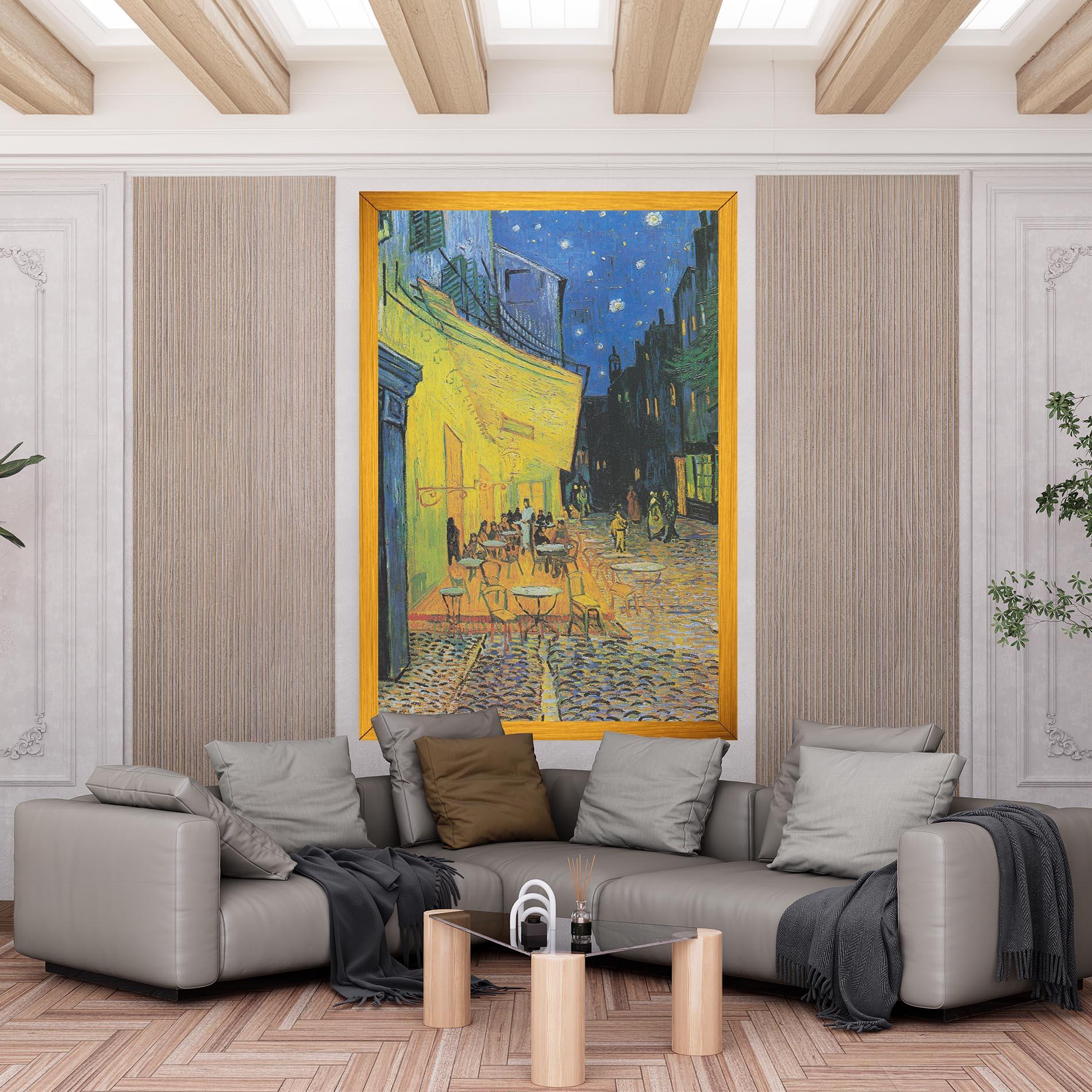 Vászonkép Cafe Terrace At Night mockup 6