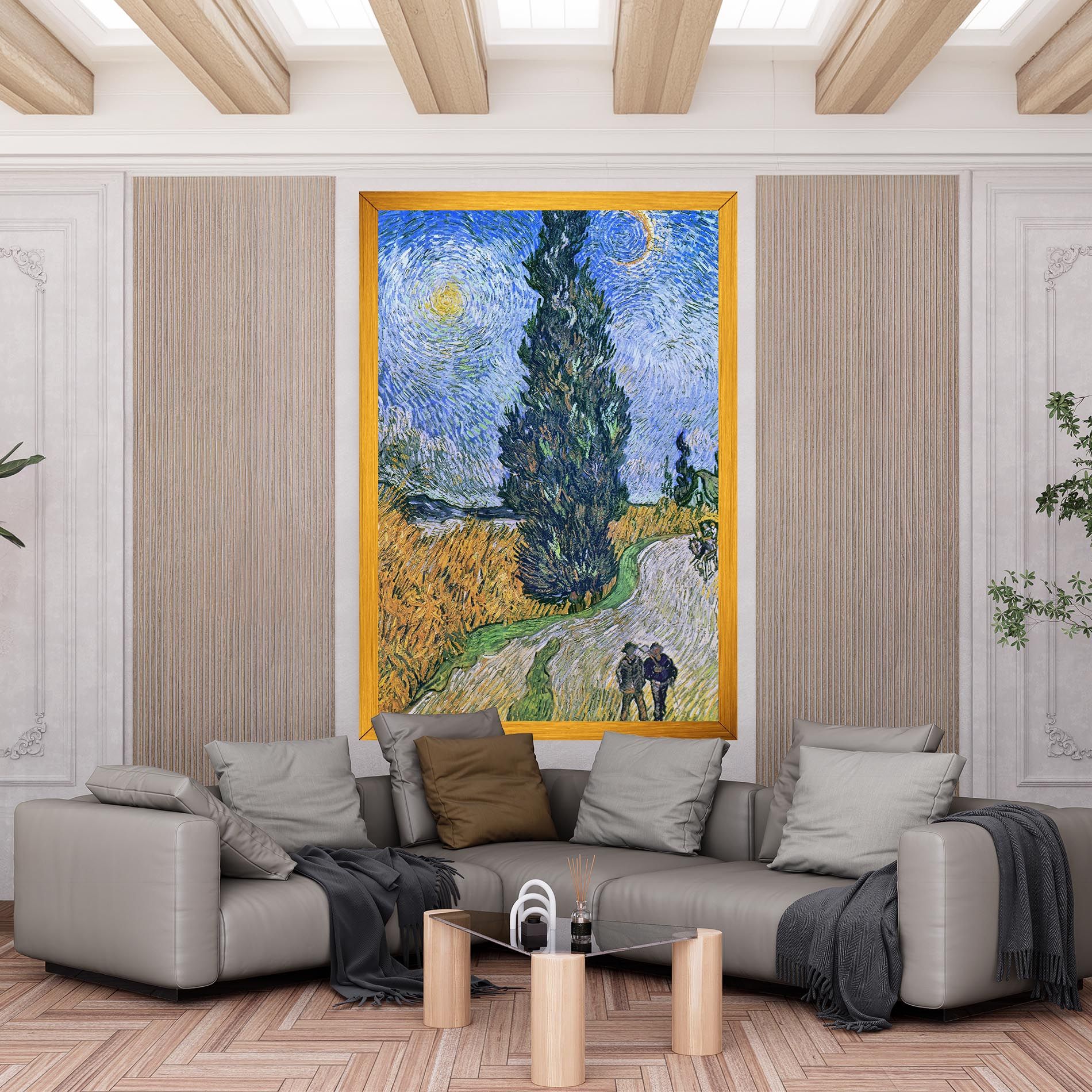 Road With Cypress mockup 6