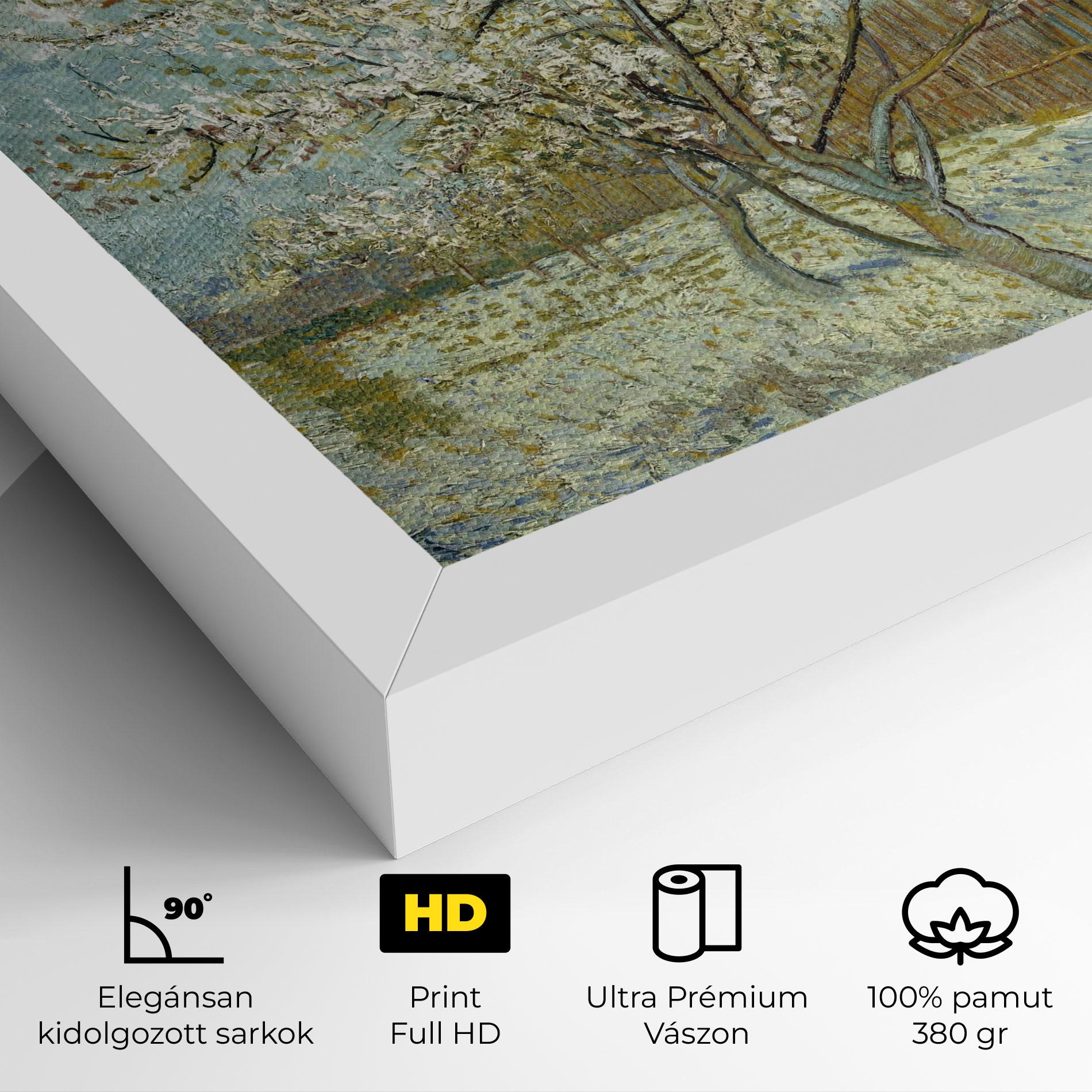 Vászonkép De Roze Perzikboom mockup 4