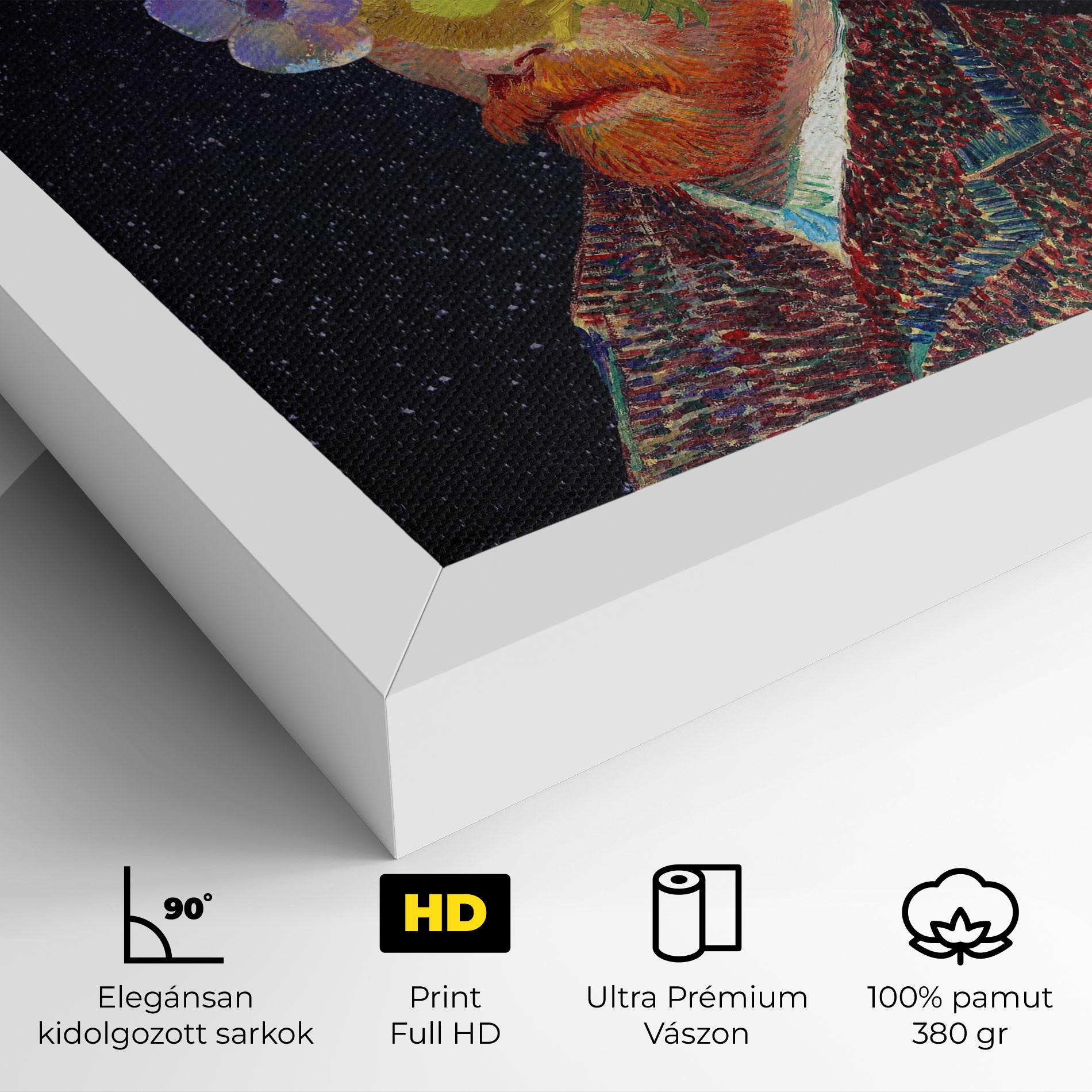 Vászonkép Flower Self Portrait mockup 4