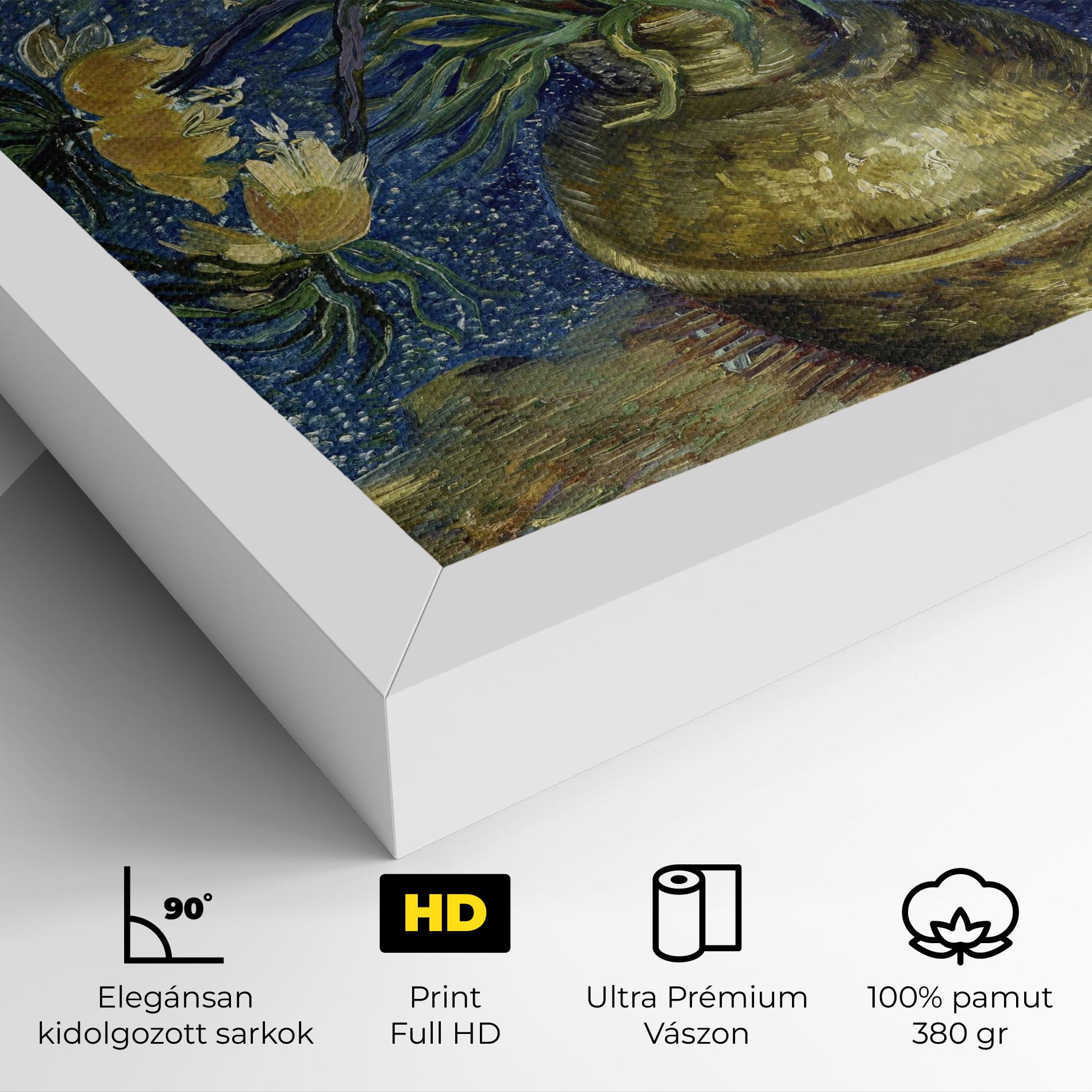 Vászonkép Imperial Fritillaries Art mockup 4