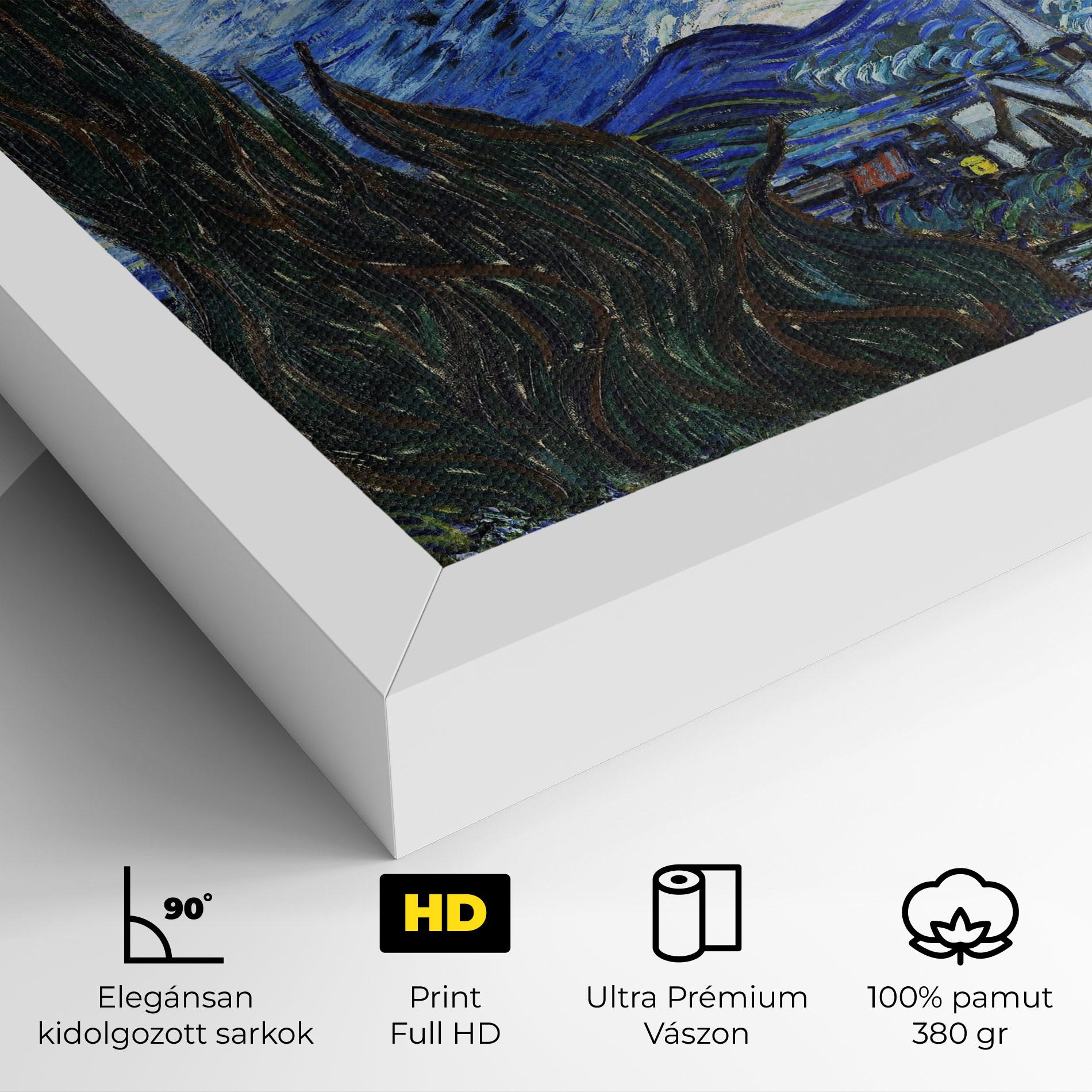Vászonkép Starry Night Art mockup 4