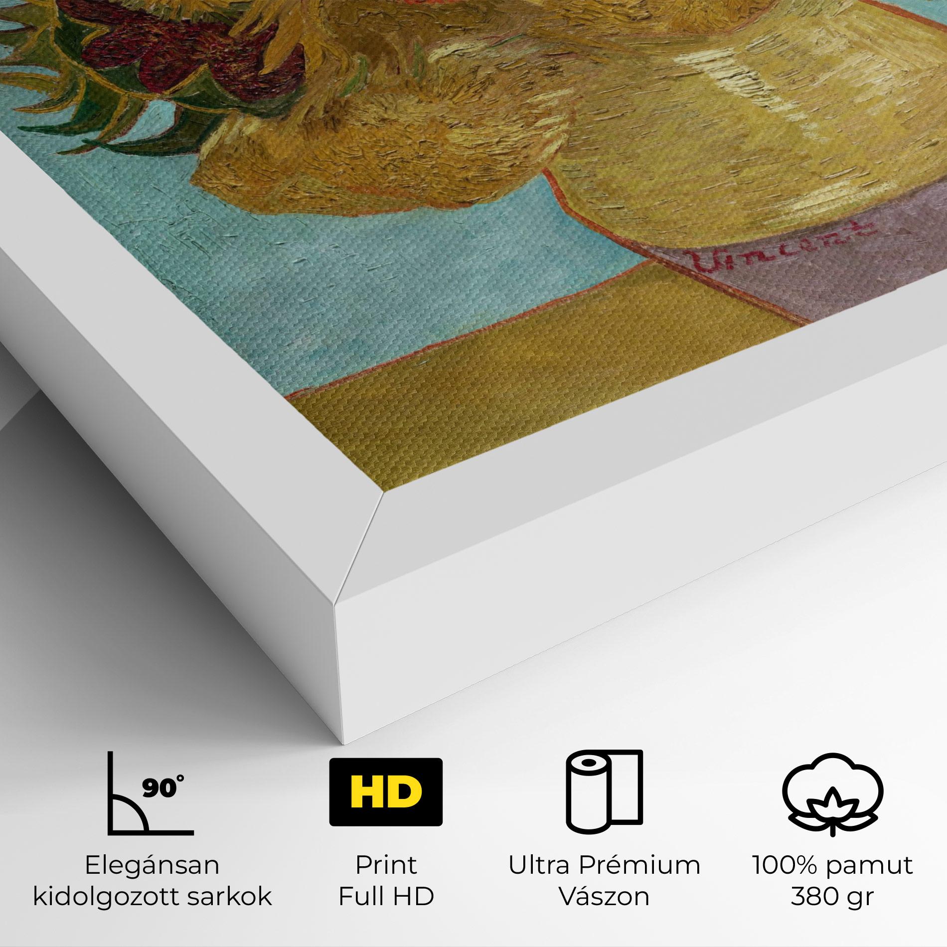 Vászonkép Twelve Sunflowers mockup 4