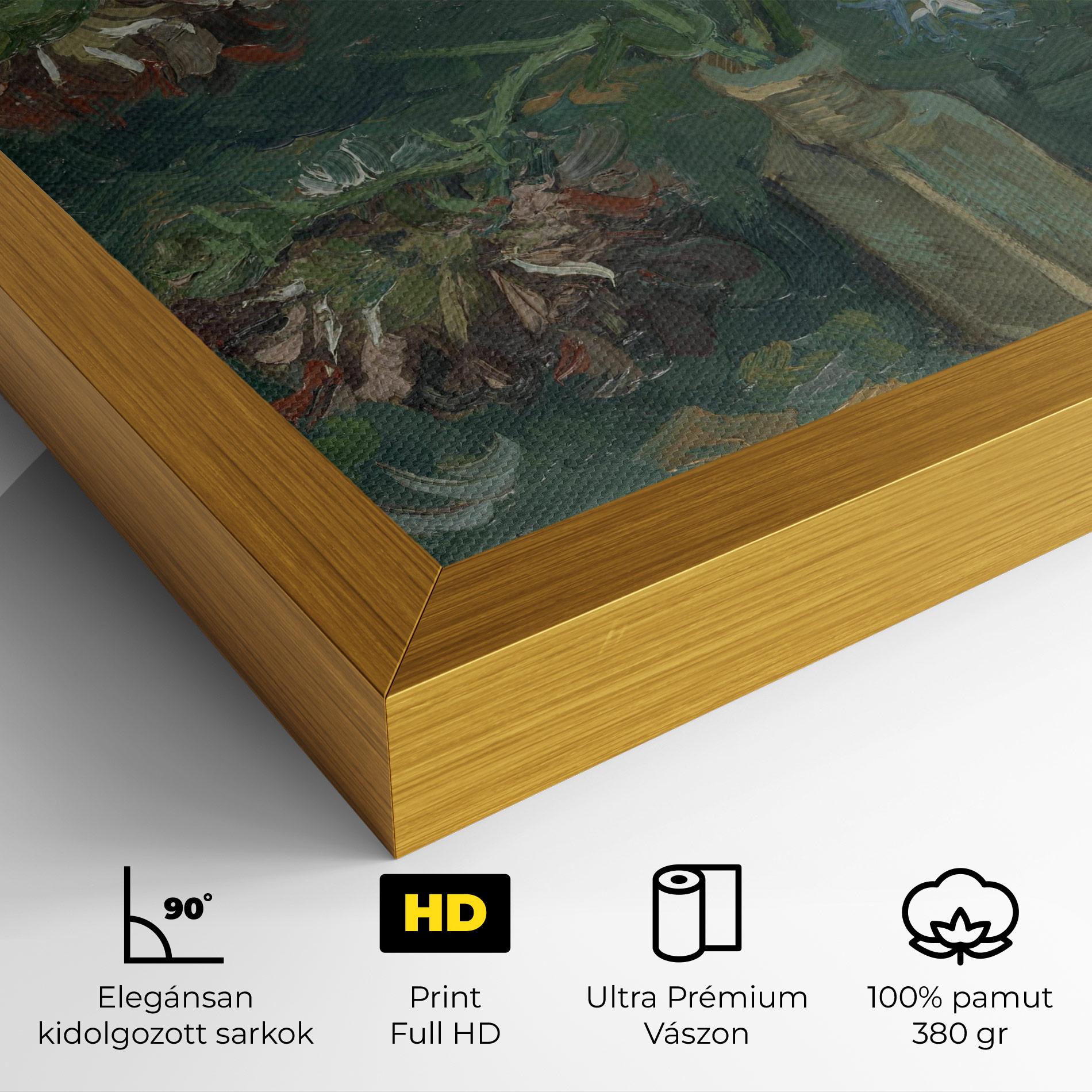 Vászonkép Flesje Met Pioenrozen mockup 4