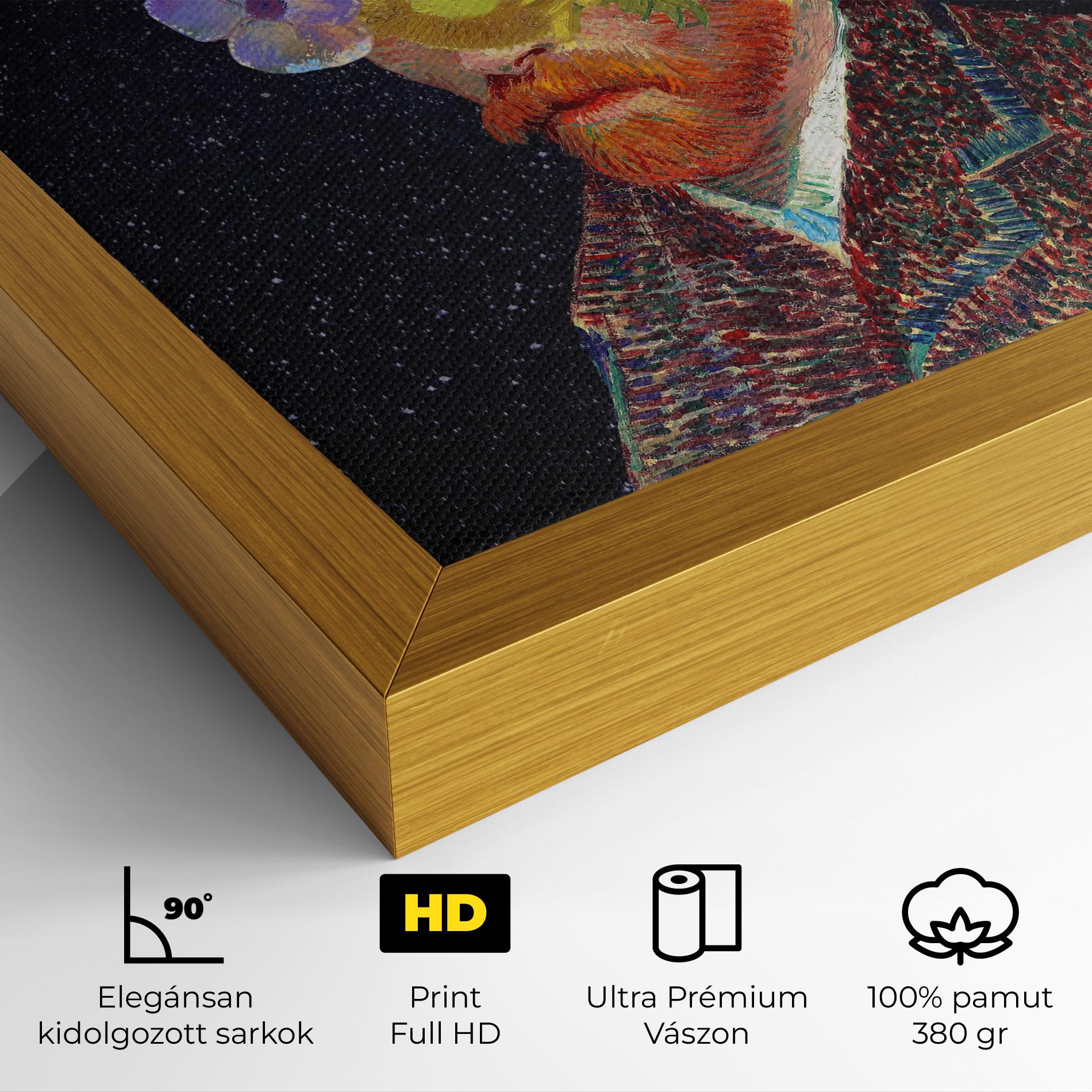 Vászonkép Flower Self Portrait mockup 4