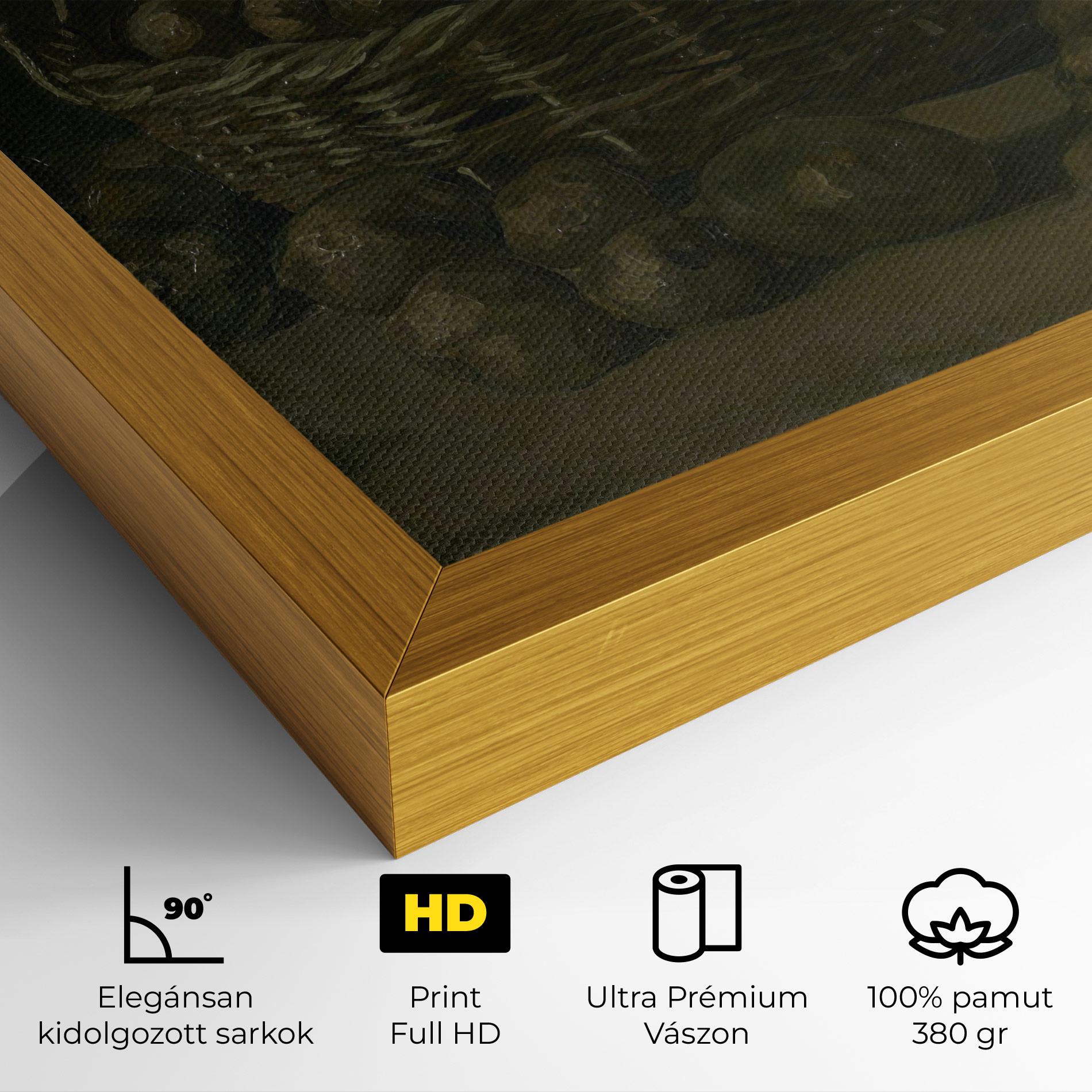 Vászonkép Mand Met Aardappels mockup 4