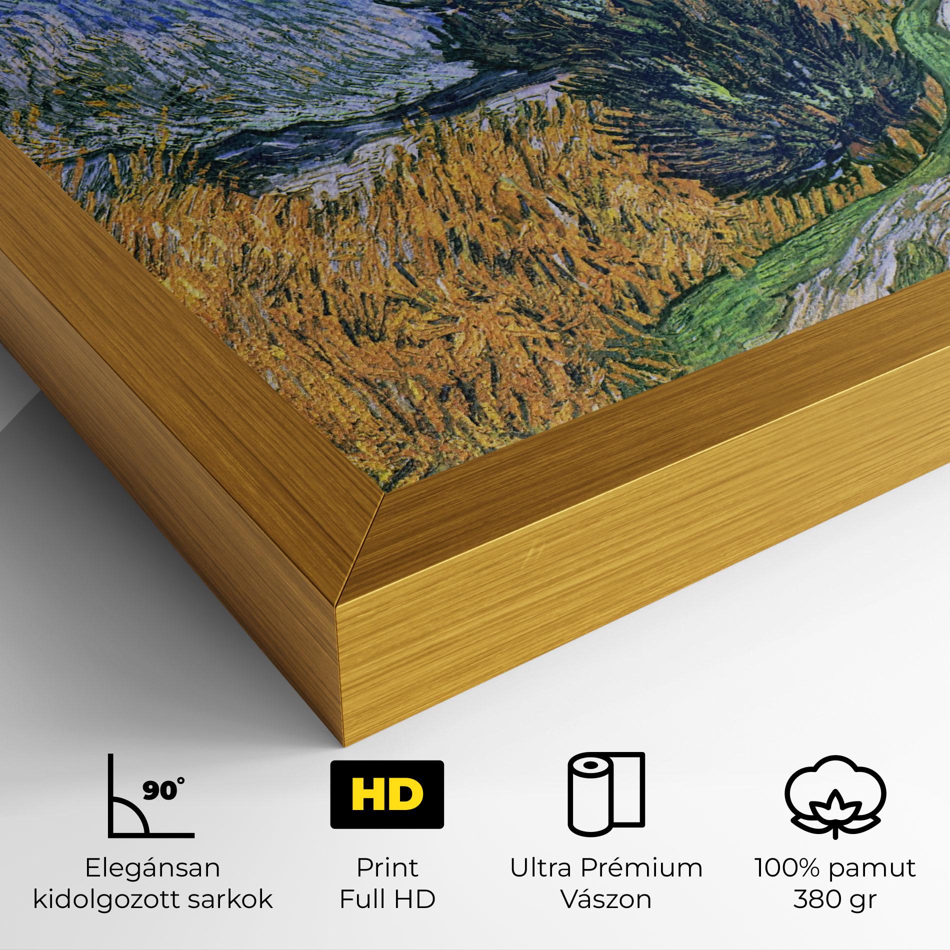 Vászonkép Road With Cypress mockup 4