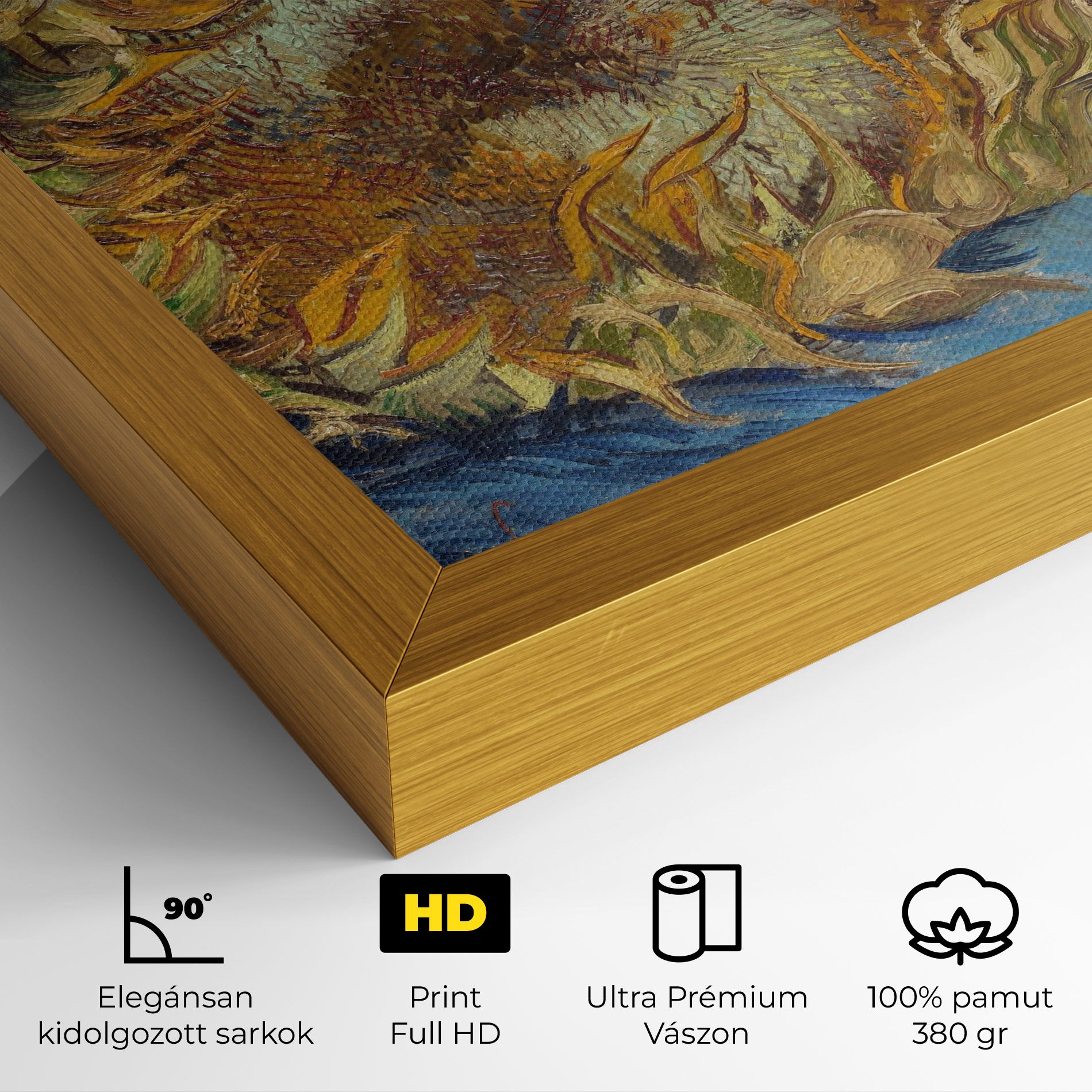 Sunflowers Van Gogh mockup 4