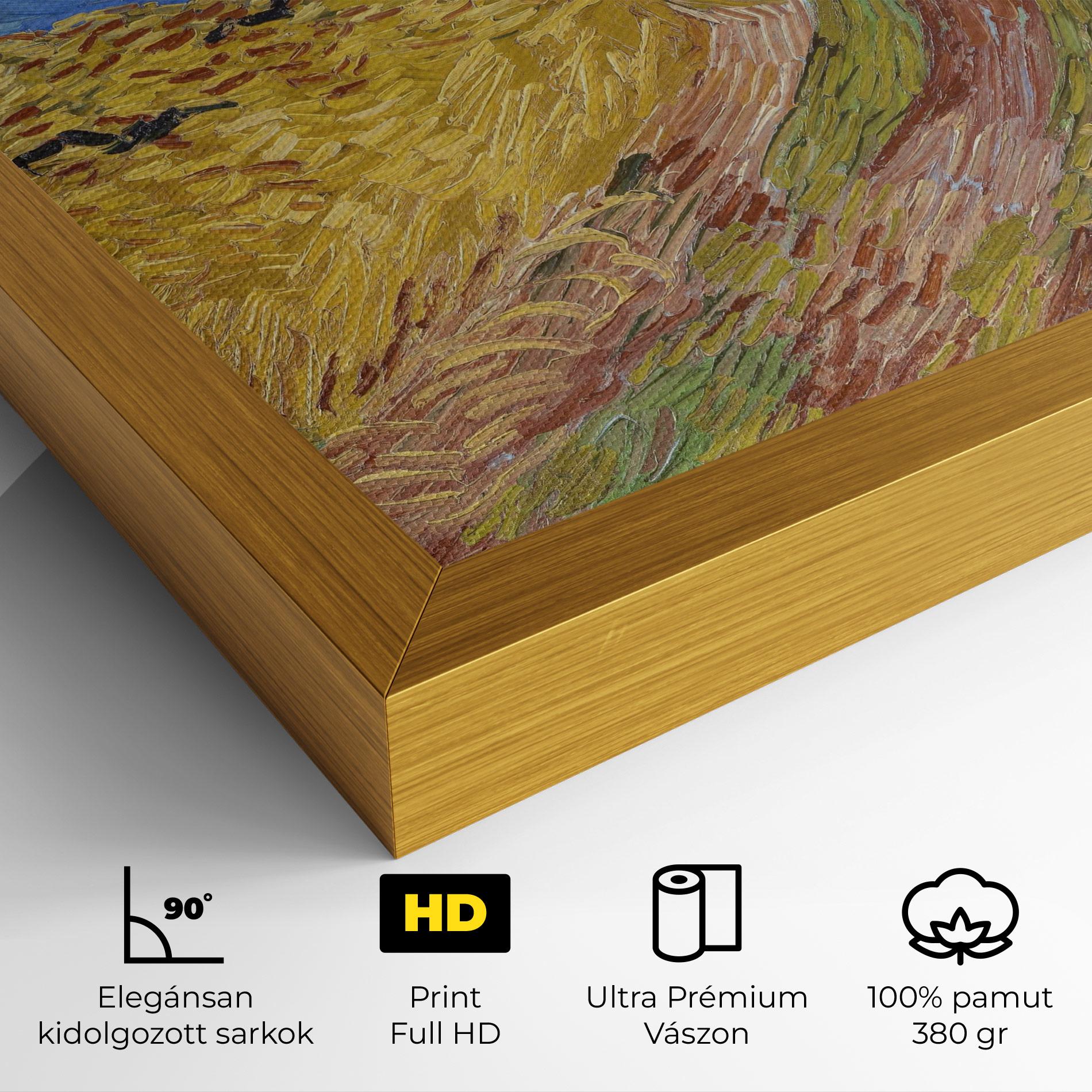 Vászonkép Wheatfield Crows mockup 4