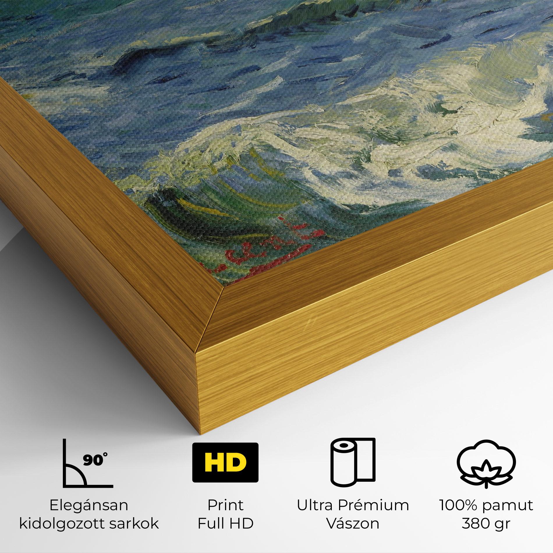 Vászonkép Zeegezicht Saintes Maries mockup 4