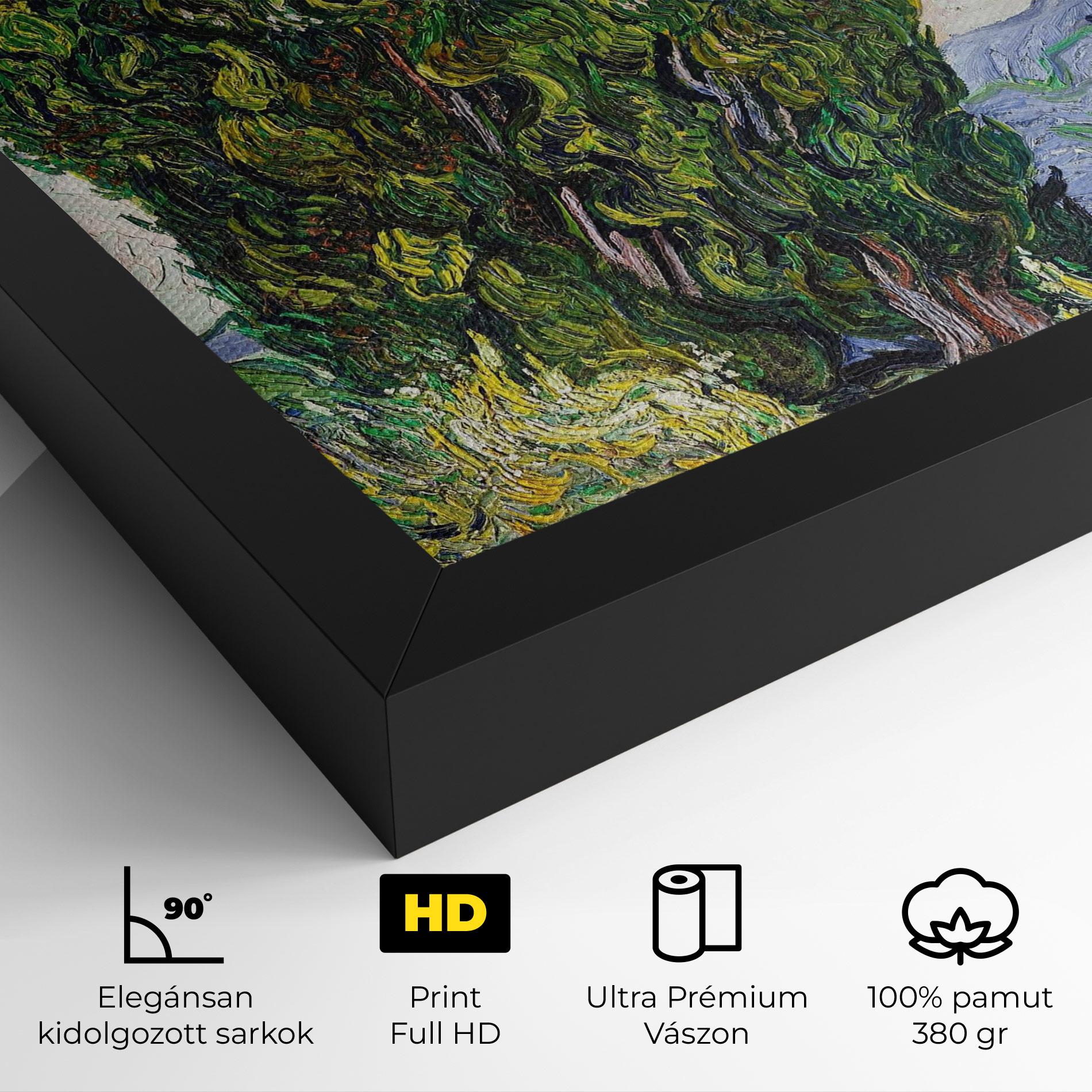 Vászonkép Cypresses mockup 4