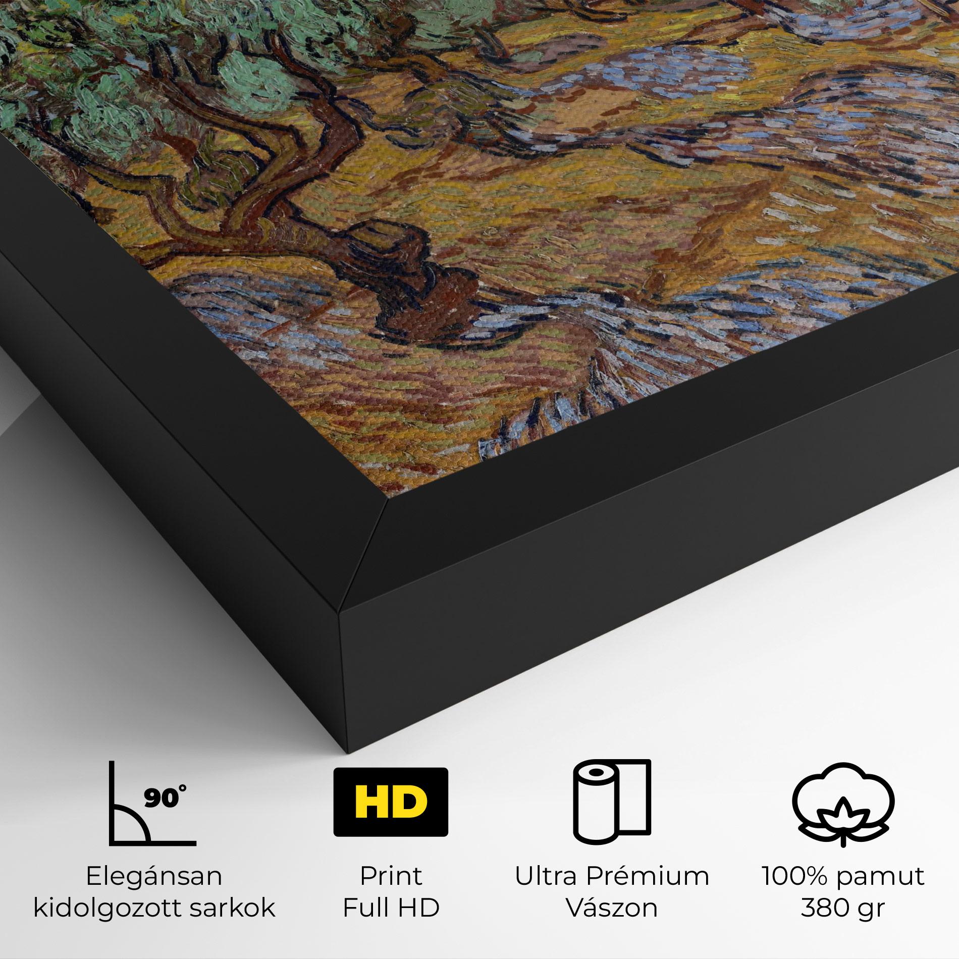 Vászonkép Gogh Olive Trees mockup 4