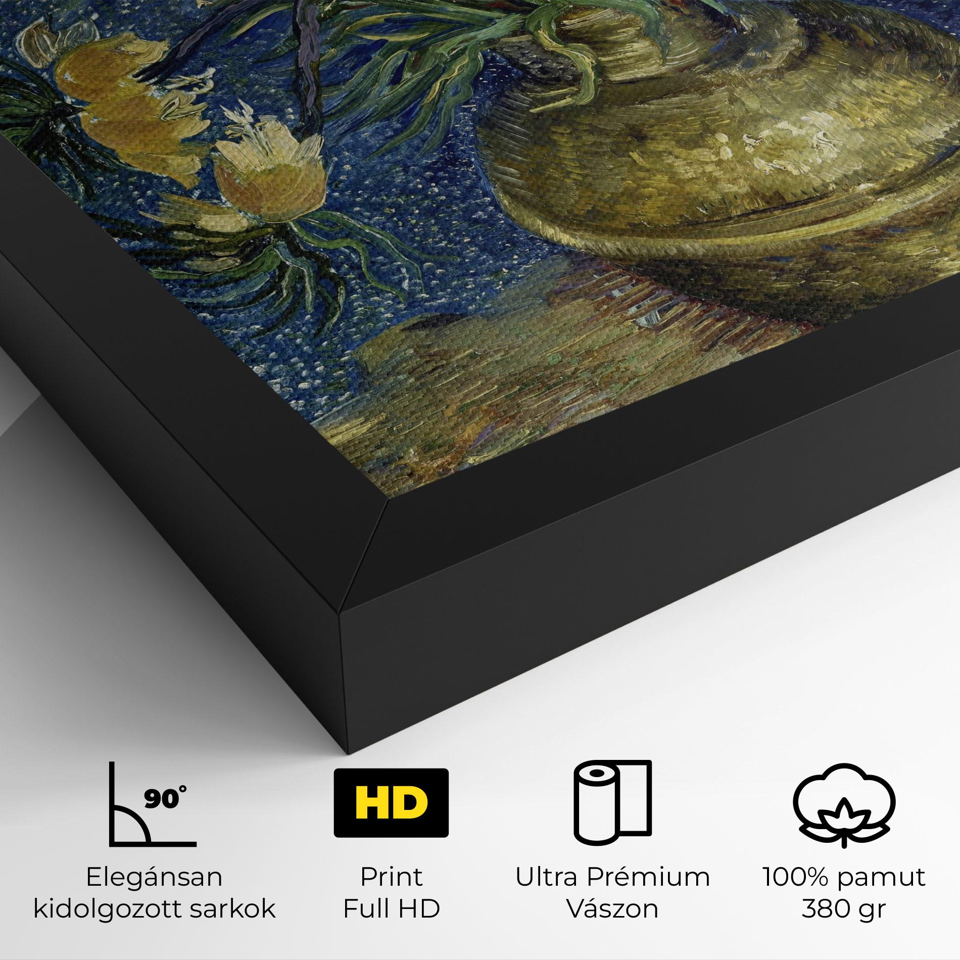 Vászonkép Imperial Fritillaries Art mockup 4