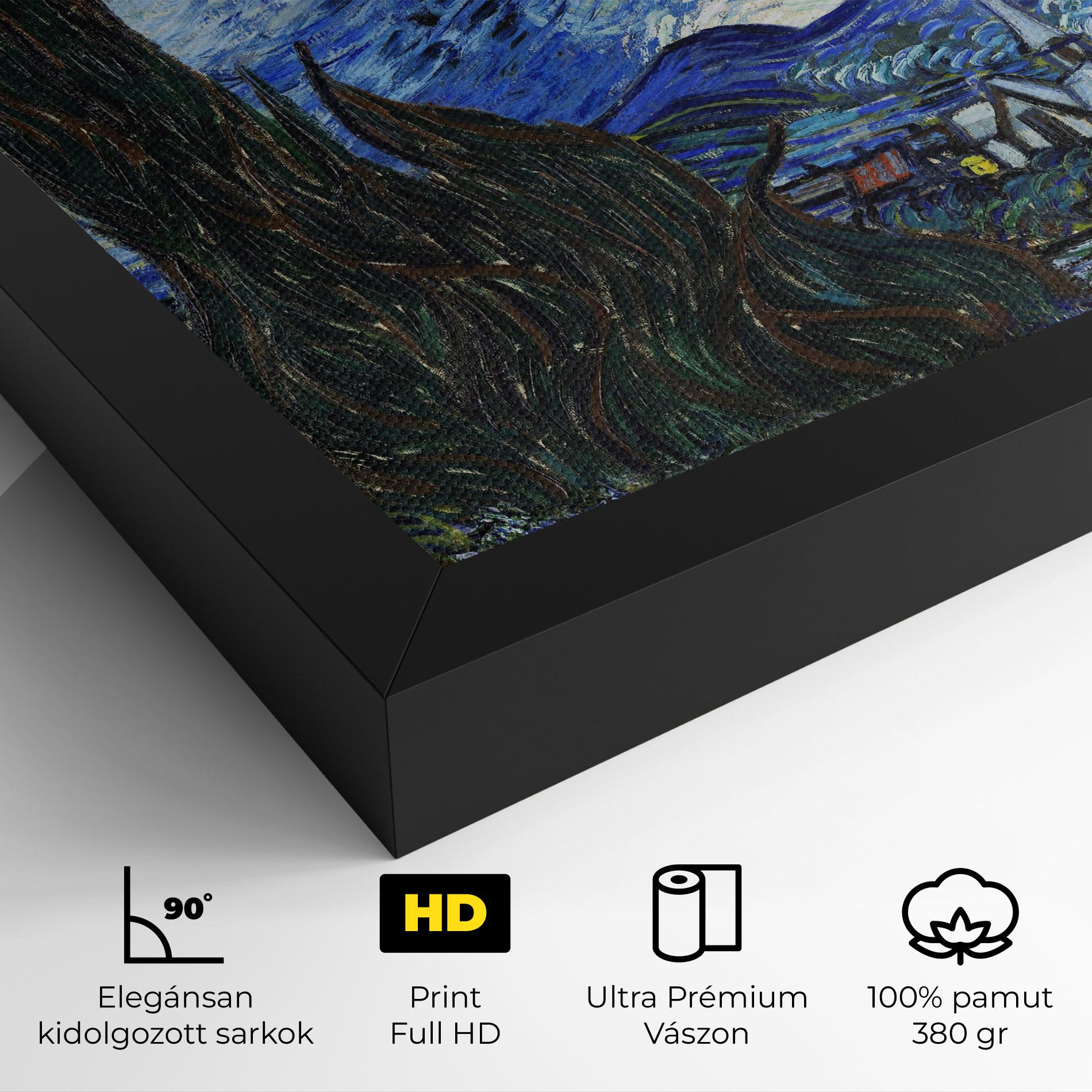 Vászonkép Starry Night Art mockup 4