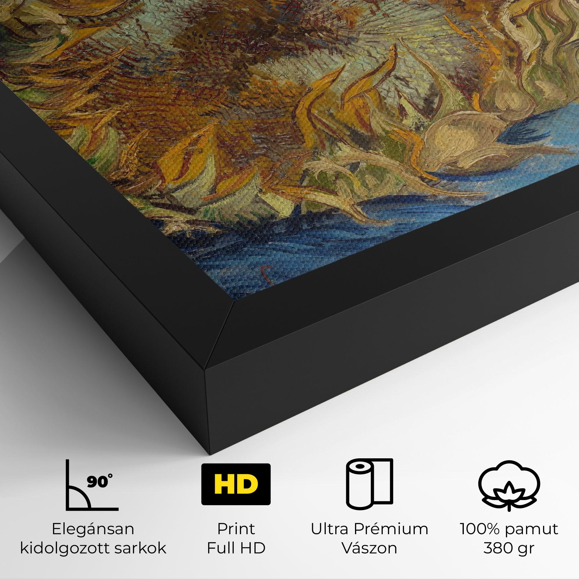 Vászonkép Sunflowers Van Gogh mockup 4