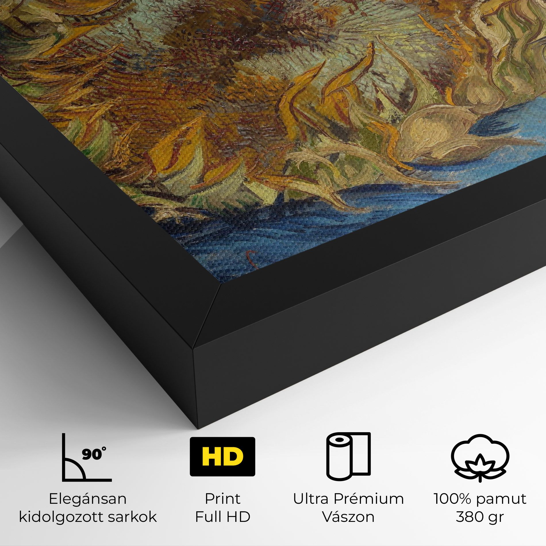 Sunflowers Van Gogh mockup 4