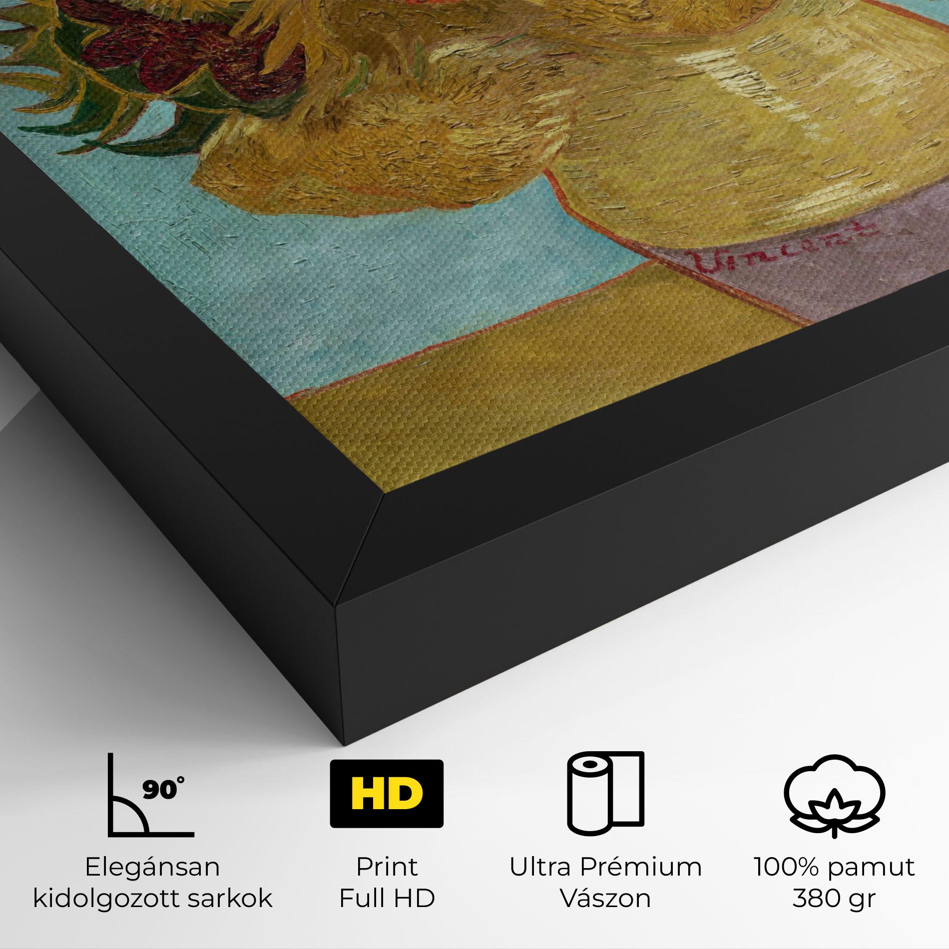 Vászonkép Twelve Sunflowers mockup 4