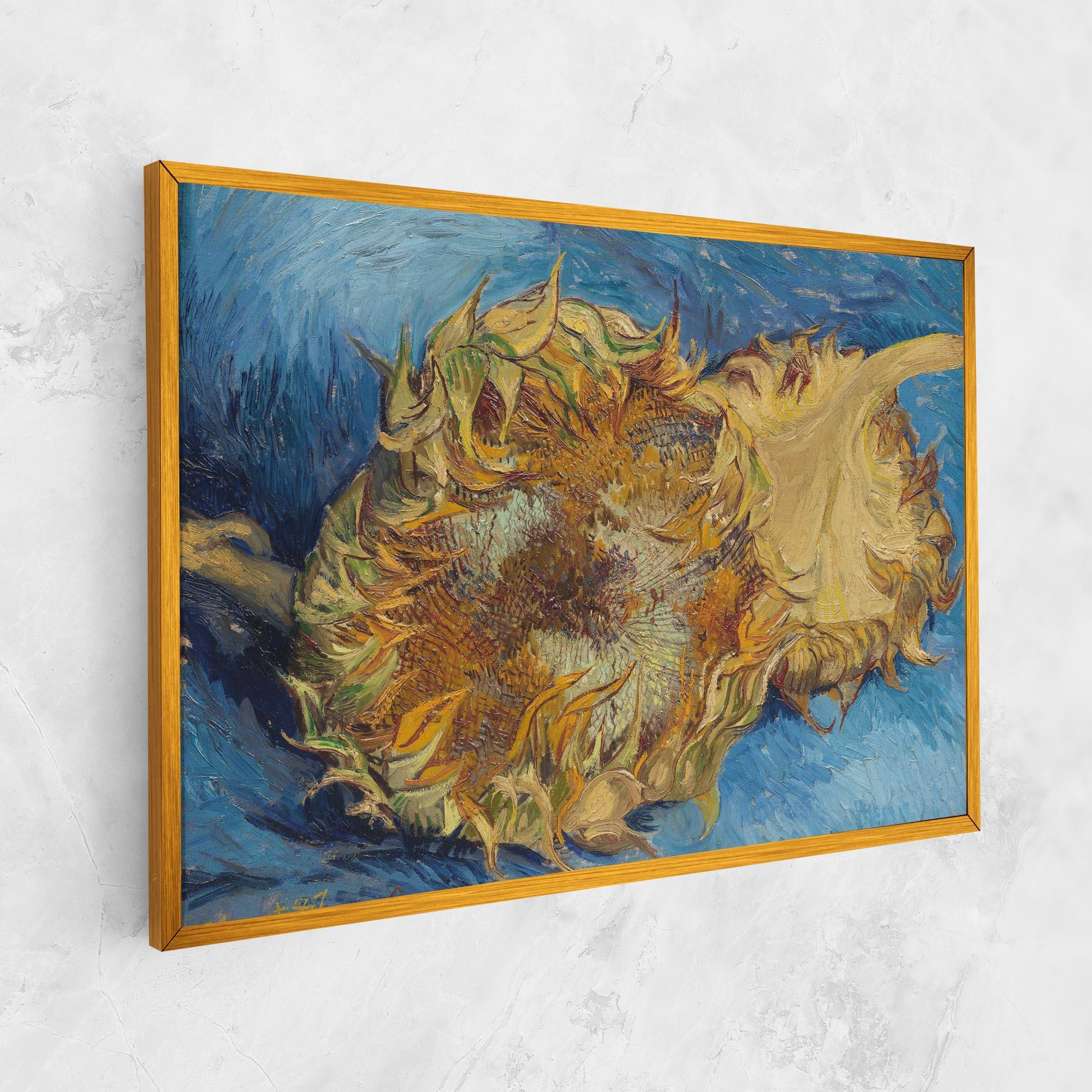 Vászonkép Sunflowers Van Gogh mockup 1