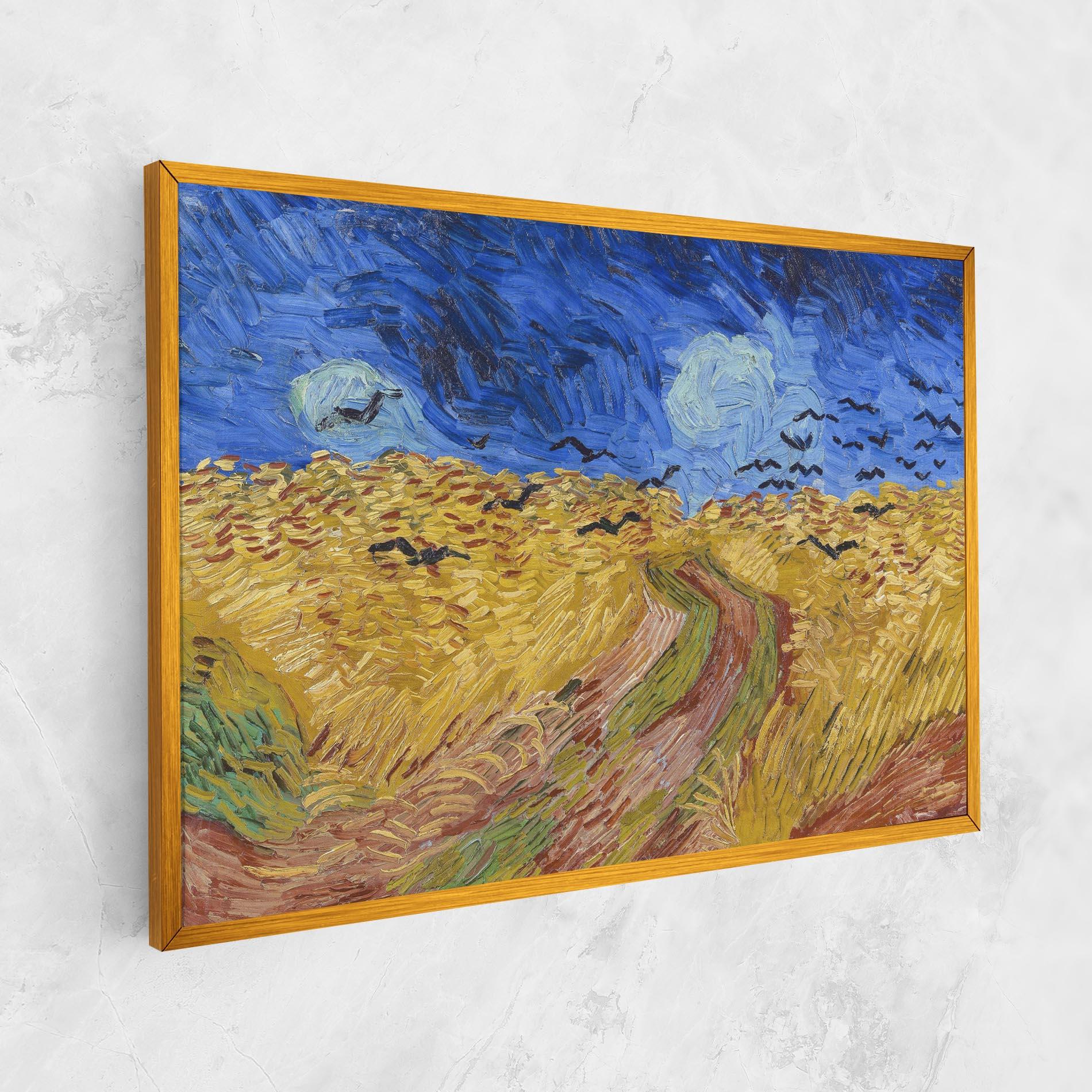 Vászonkép Wheatfield Crows mockup 1
