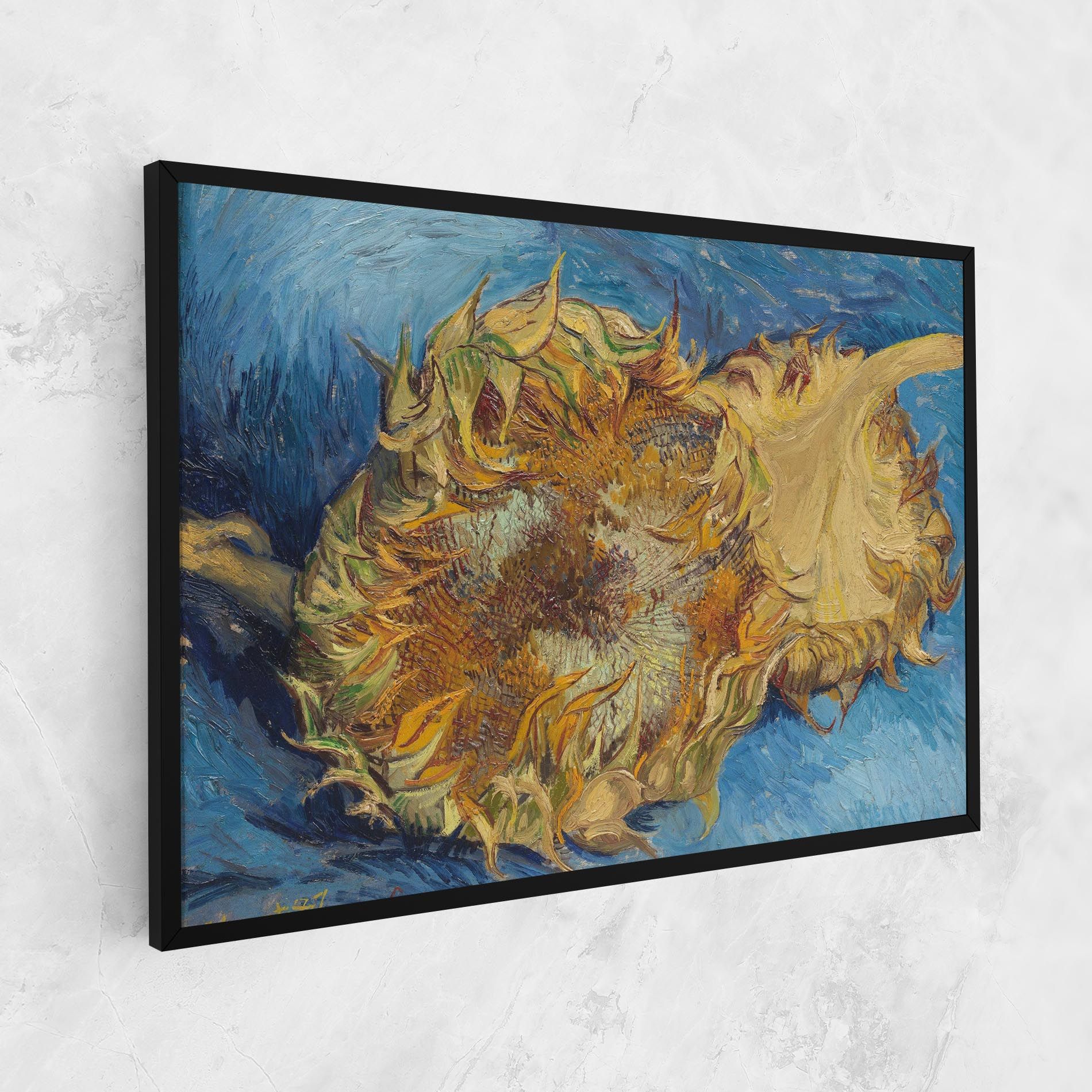 Sunflowers Van Gogh mockup 1
