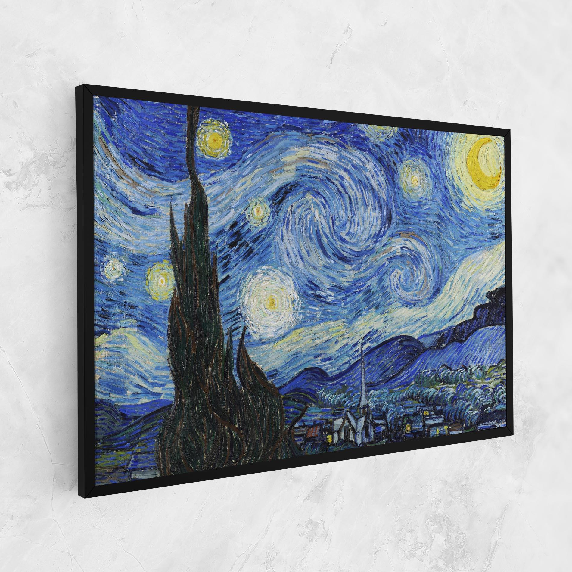 Vászonkép The Starry Night mockup 1