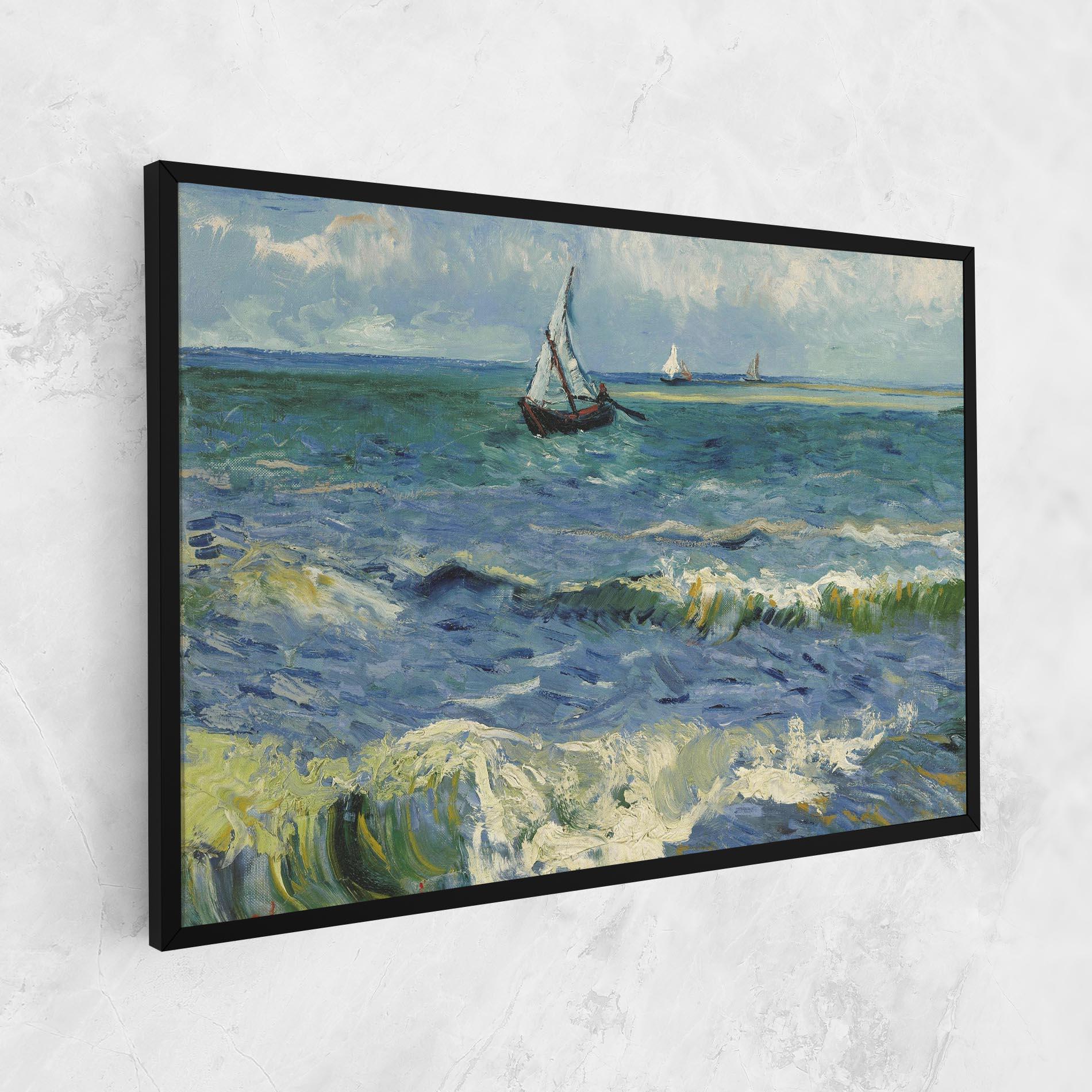 Vászonkép Zeegezicht Saintes Maries mockup 1