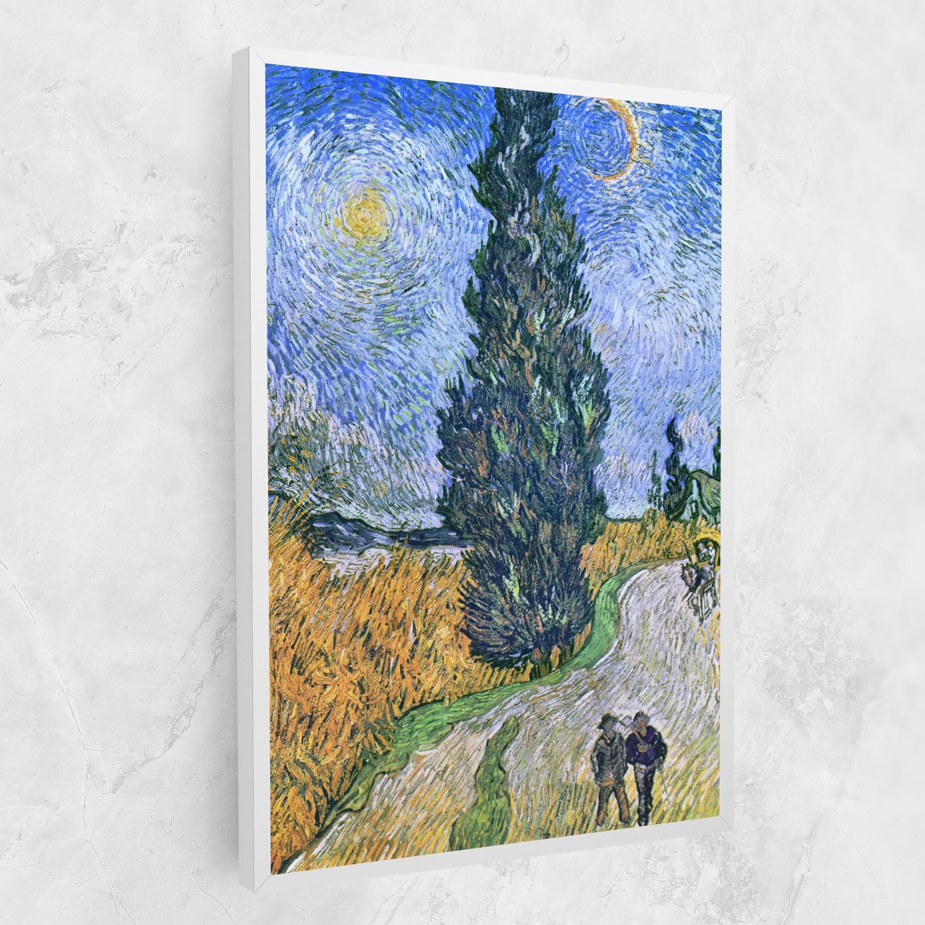 Road With Cypress mockup 1