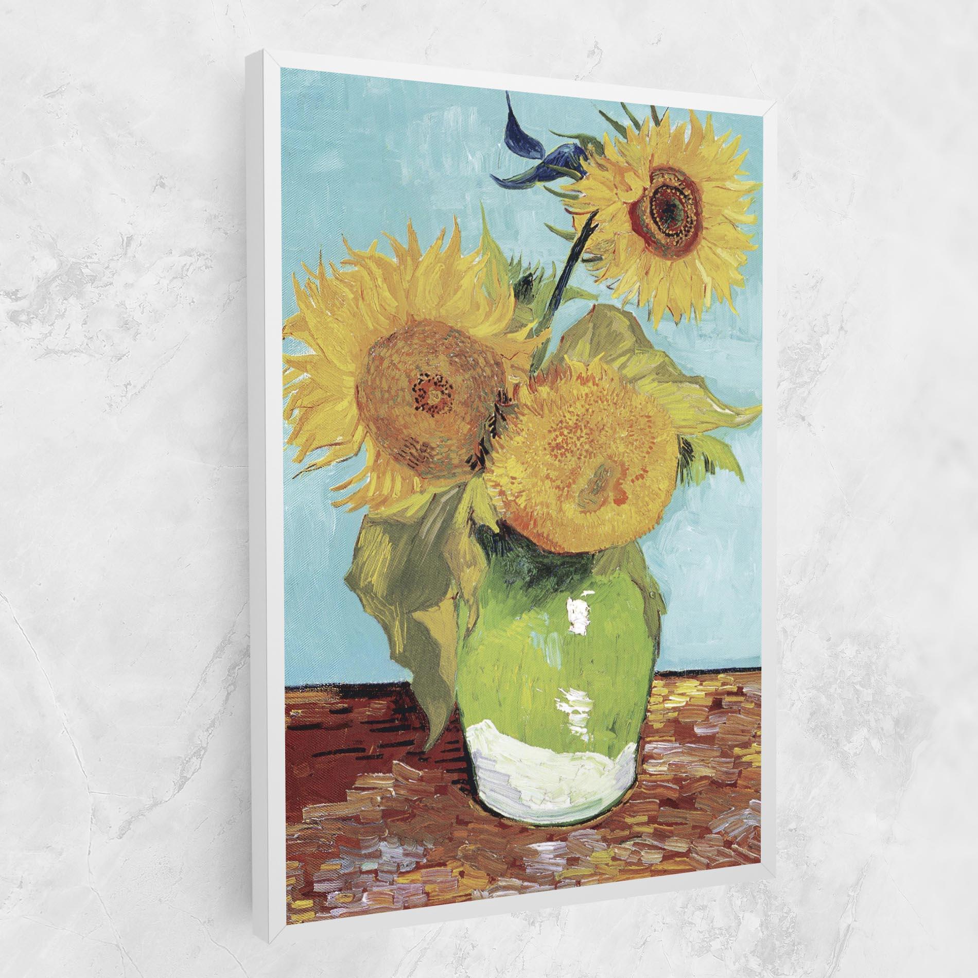 Vászonkép Three Sunflowers mockup 1