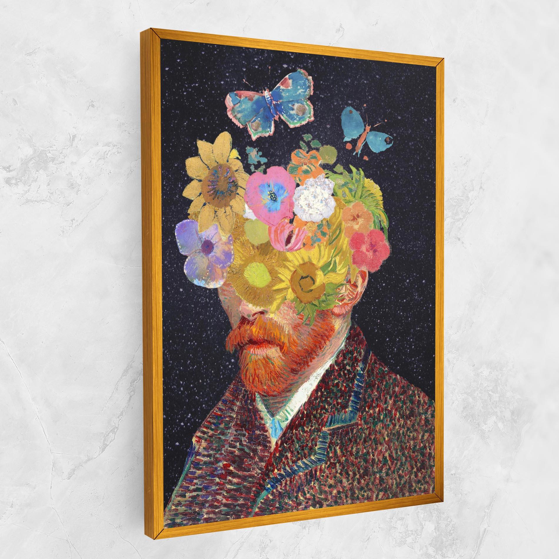 Vászonkép Flower Self Portrait mockup 1