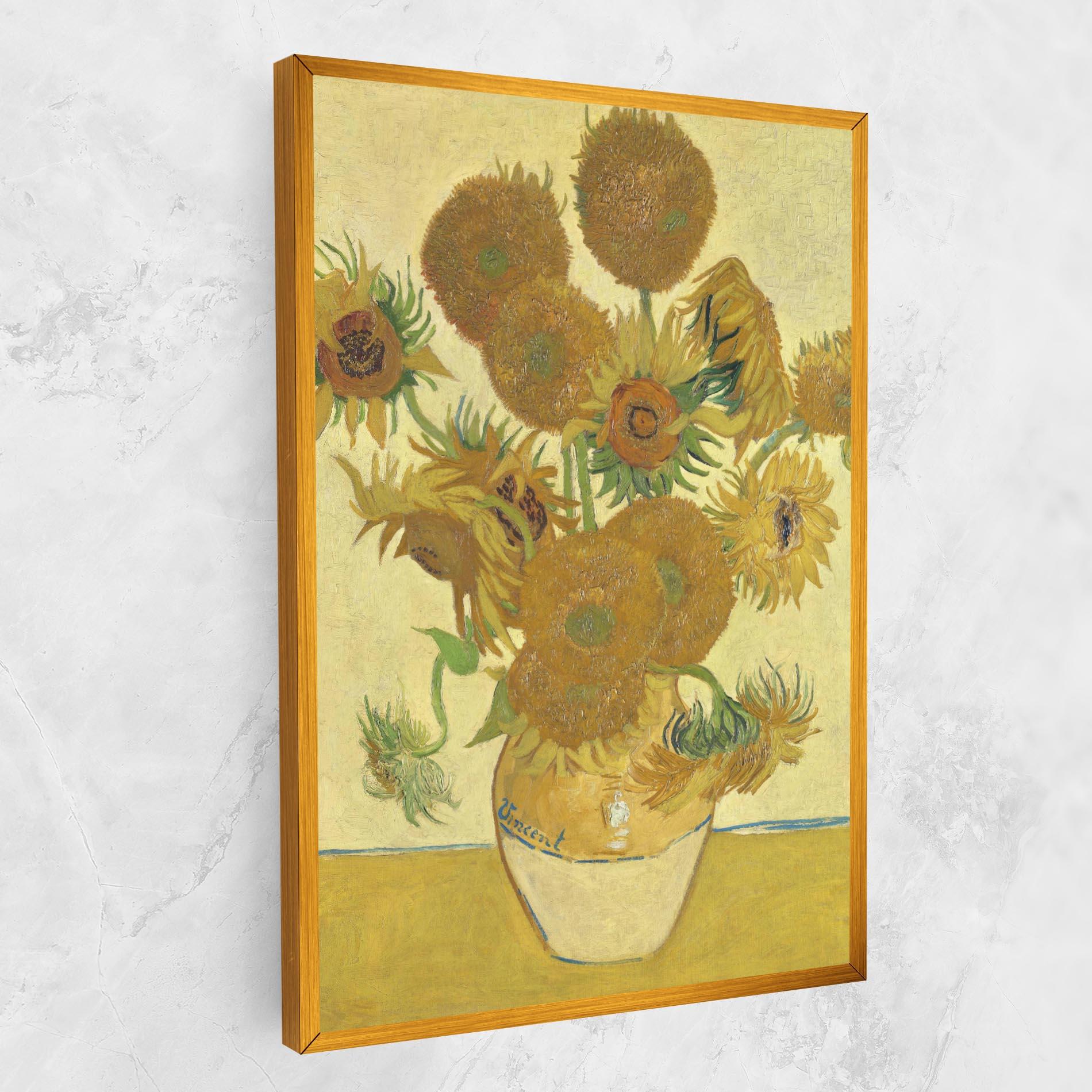 Vászonkép Sunflowers Vase Art mockup 1
