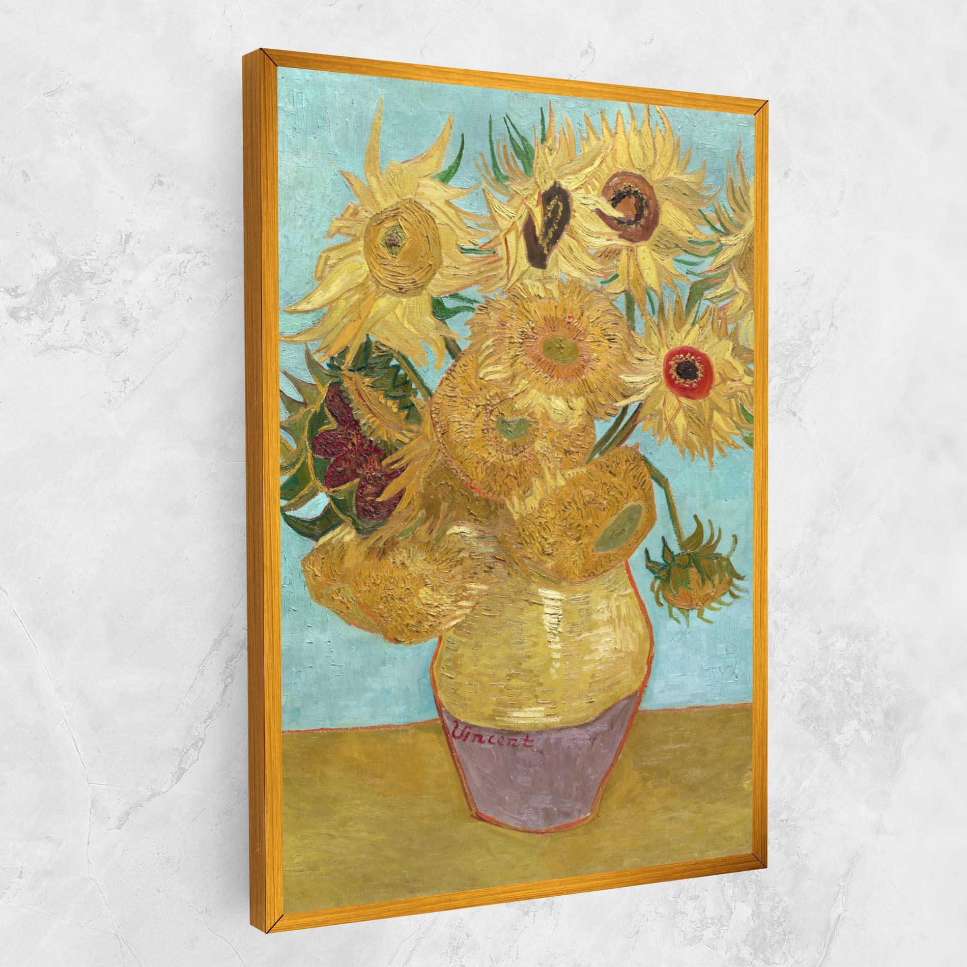 Vászonkép Twelve Sunflowers mockup 1